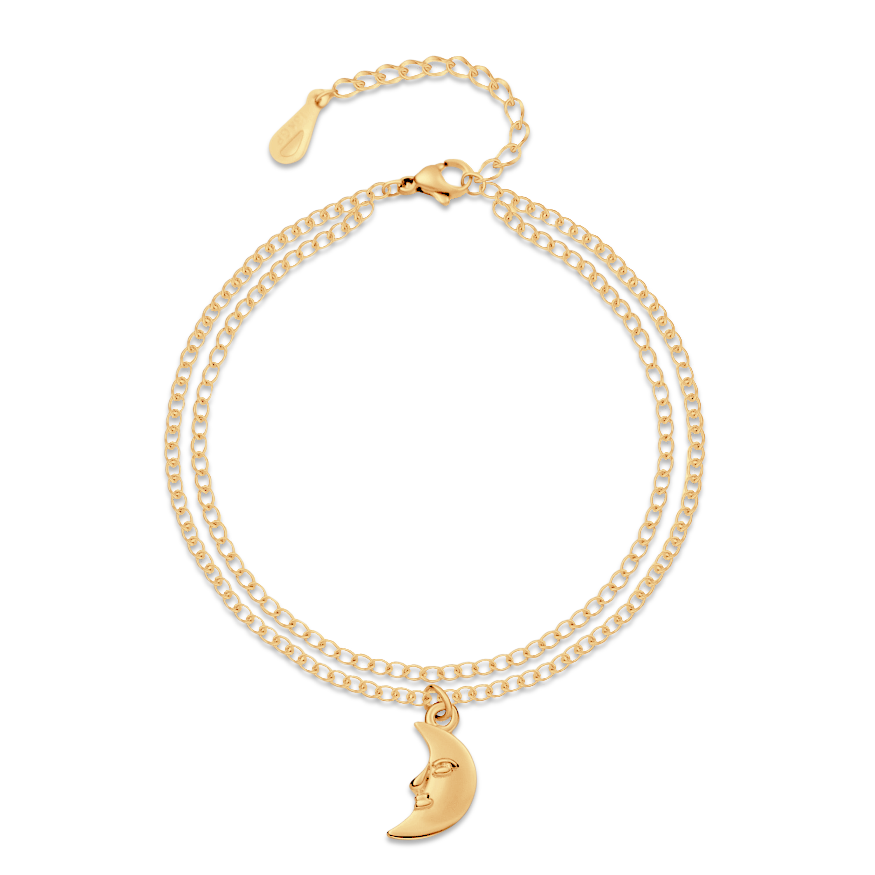 Mond Fußkettchen - Emily Schmuck