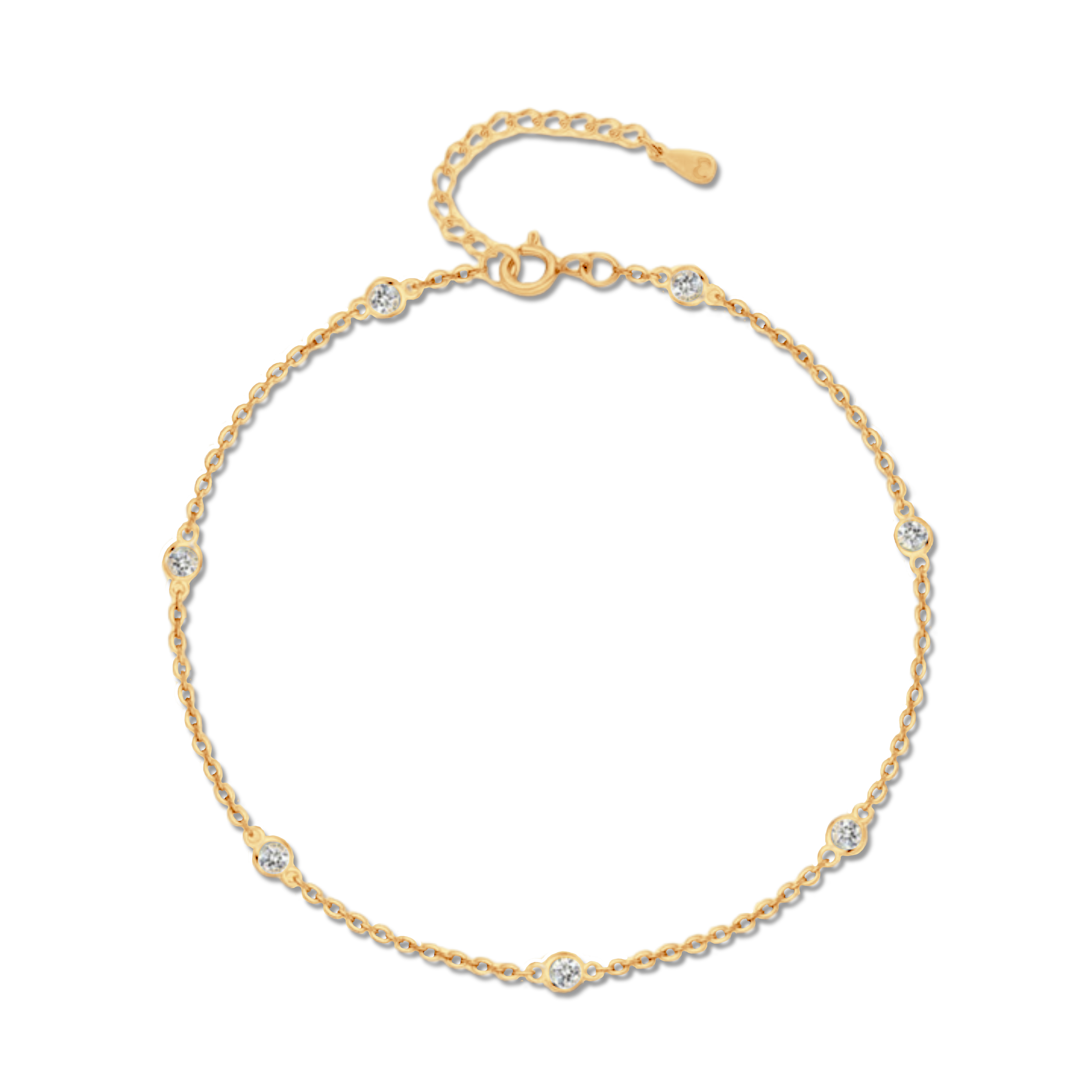 Diamanten Fußkettchen - Emily Schmuck