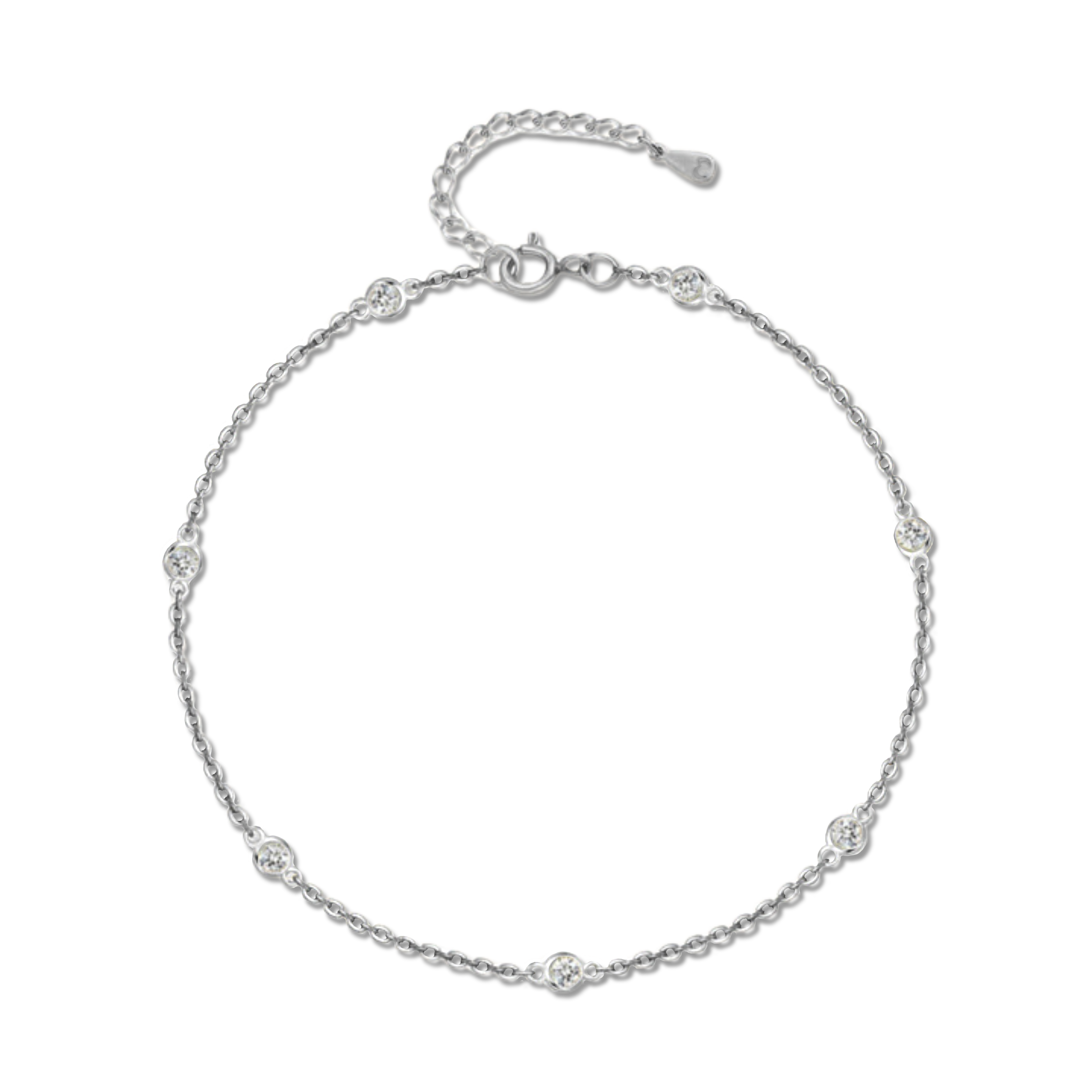 Diamanten Fußkettchen - Emily Schmuck