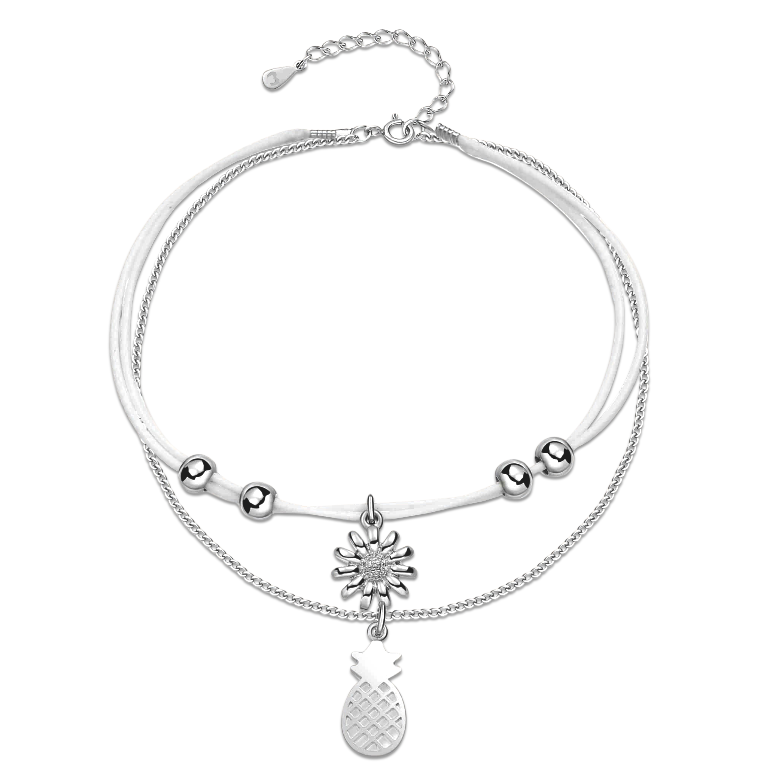 Reine Natur Fußkettchen - Emily Schmuck