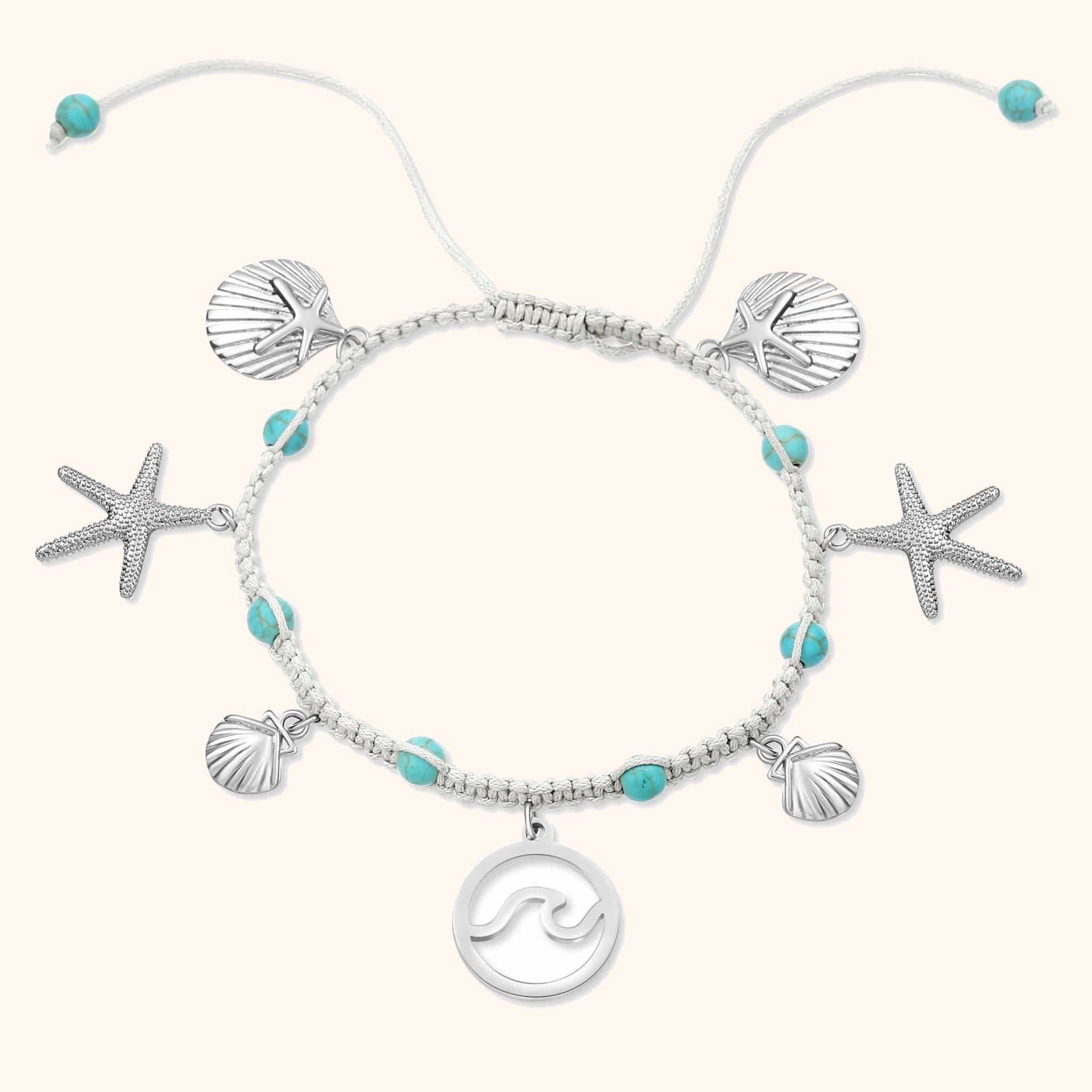 "Aus dem Meer" Fußkettchen - Emily Schmuck