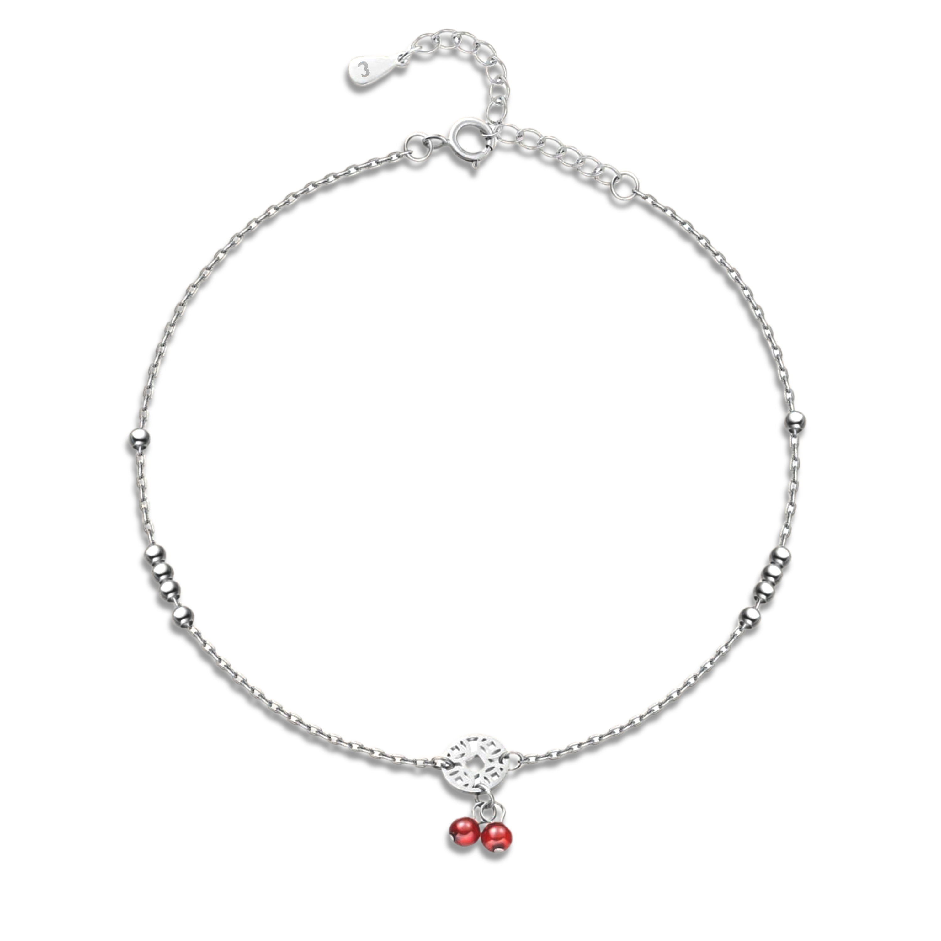 Kirsche Fußkettchen - Emily Schmuck