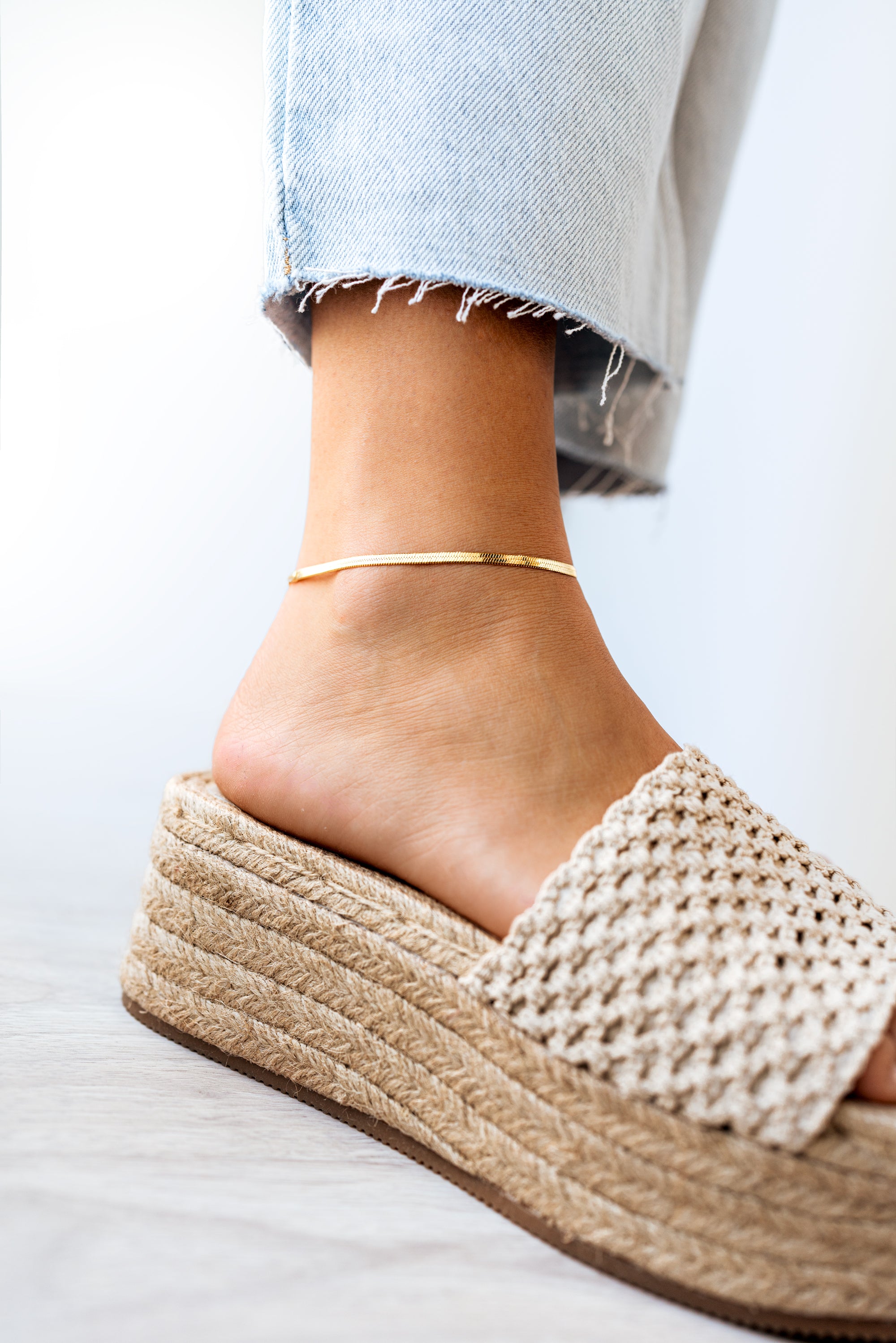 "Taylor 3MM" Fußkettchen - Emily Schmuck