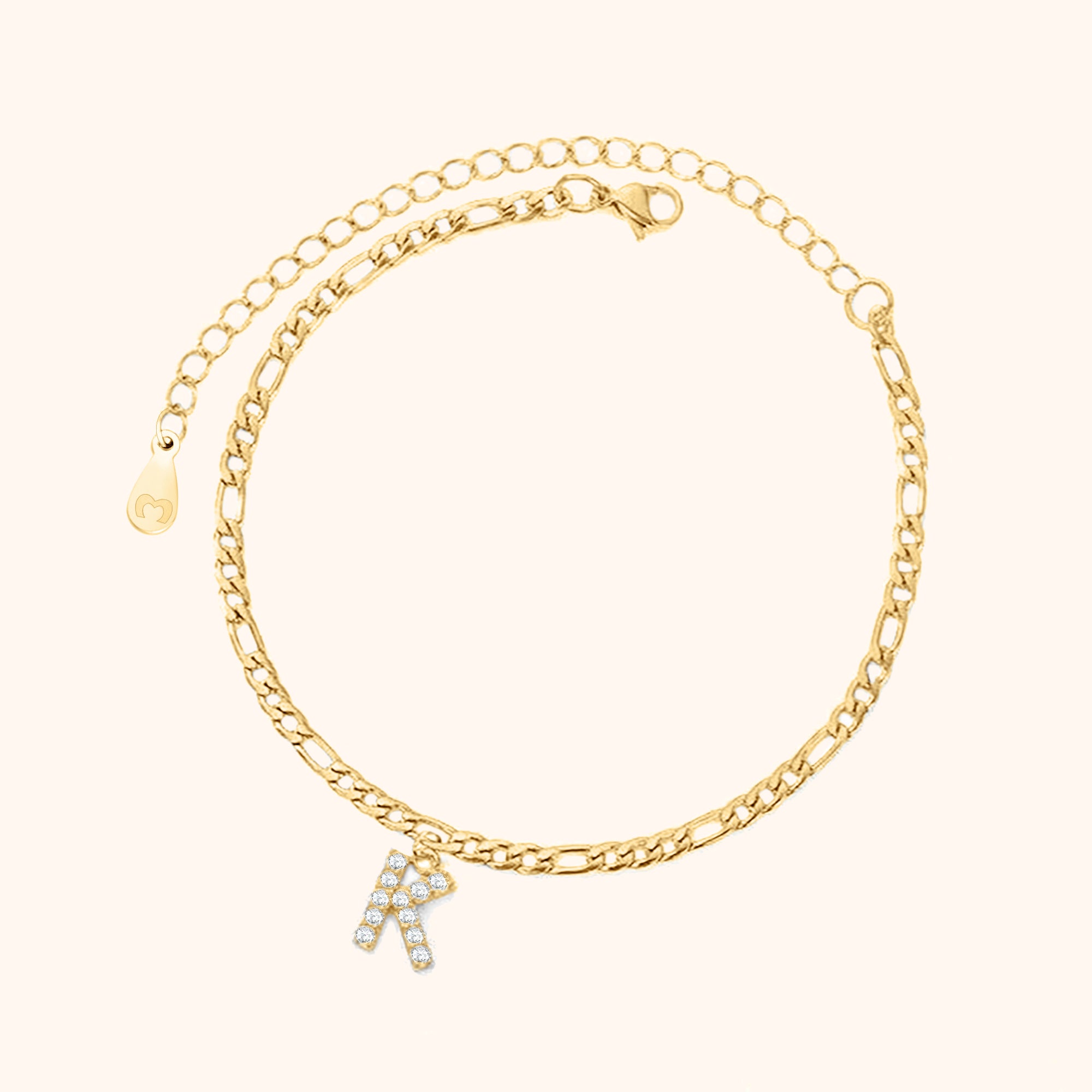 Initialen Fußkettchen - Emily Schmuck
