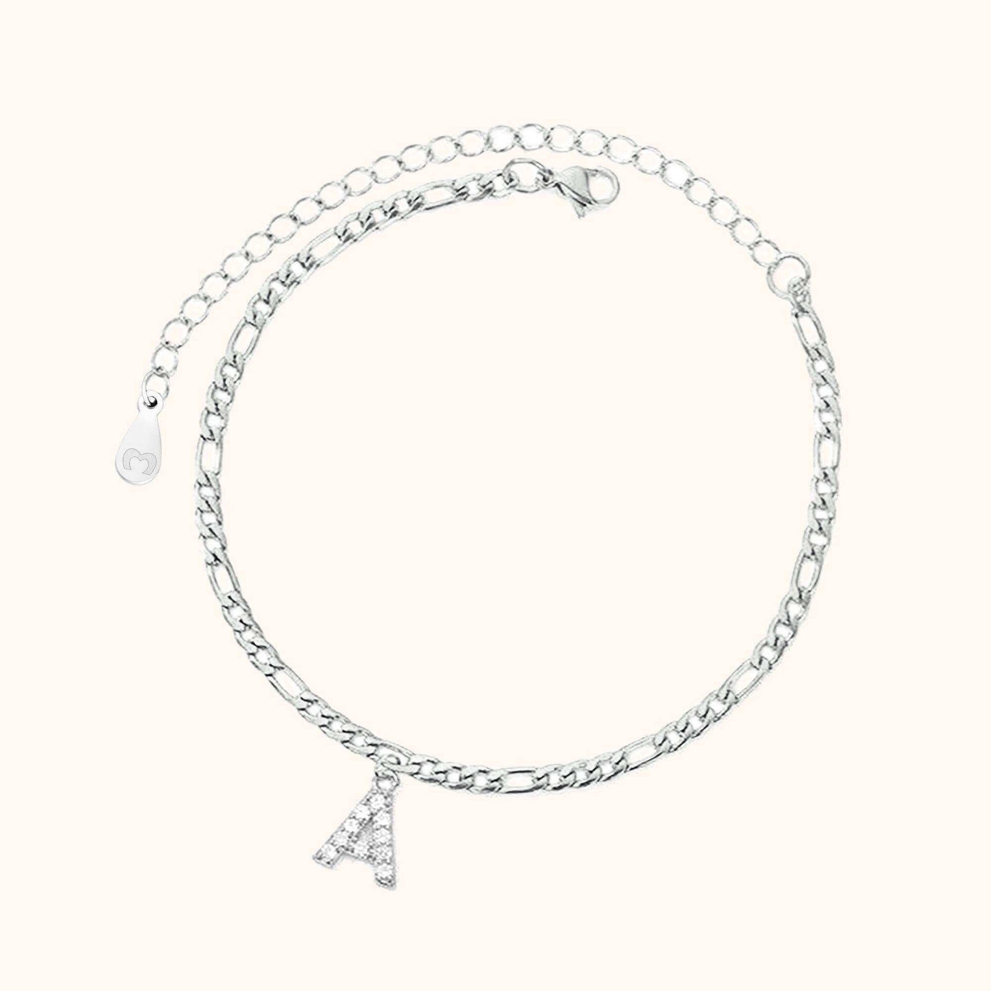 "Initialen" Fußkettchen - Emily Schmuck