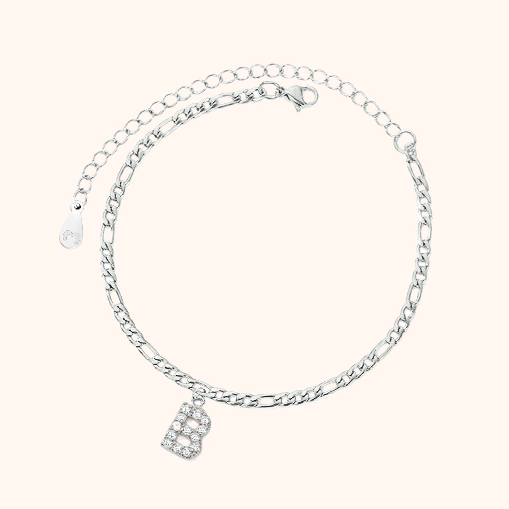 Initialen Fußkettchen - Emily Schmuck