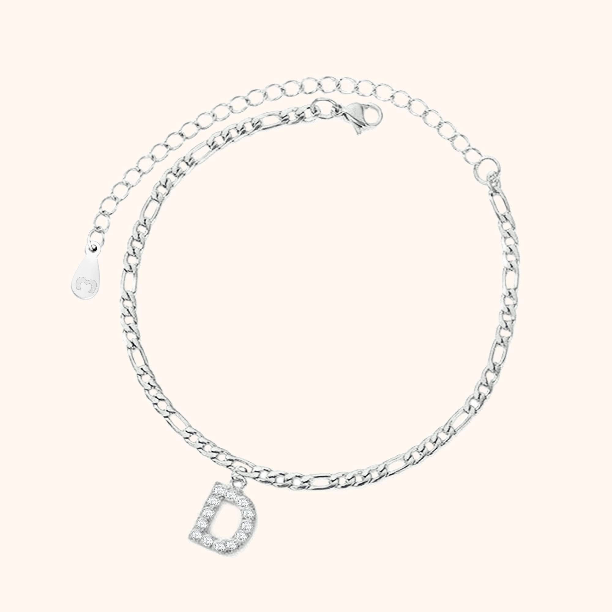 Initialen Fußkettchen - Emily Schmuck