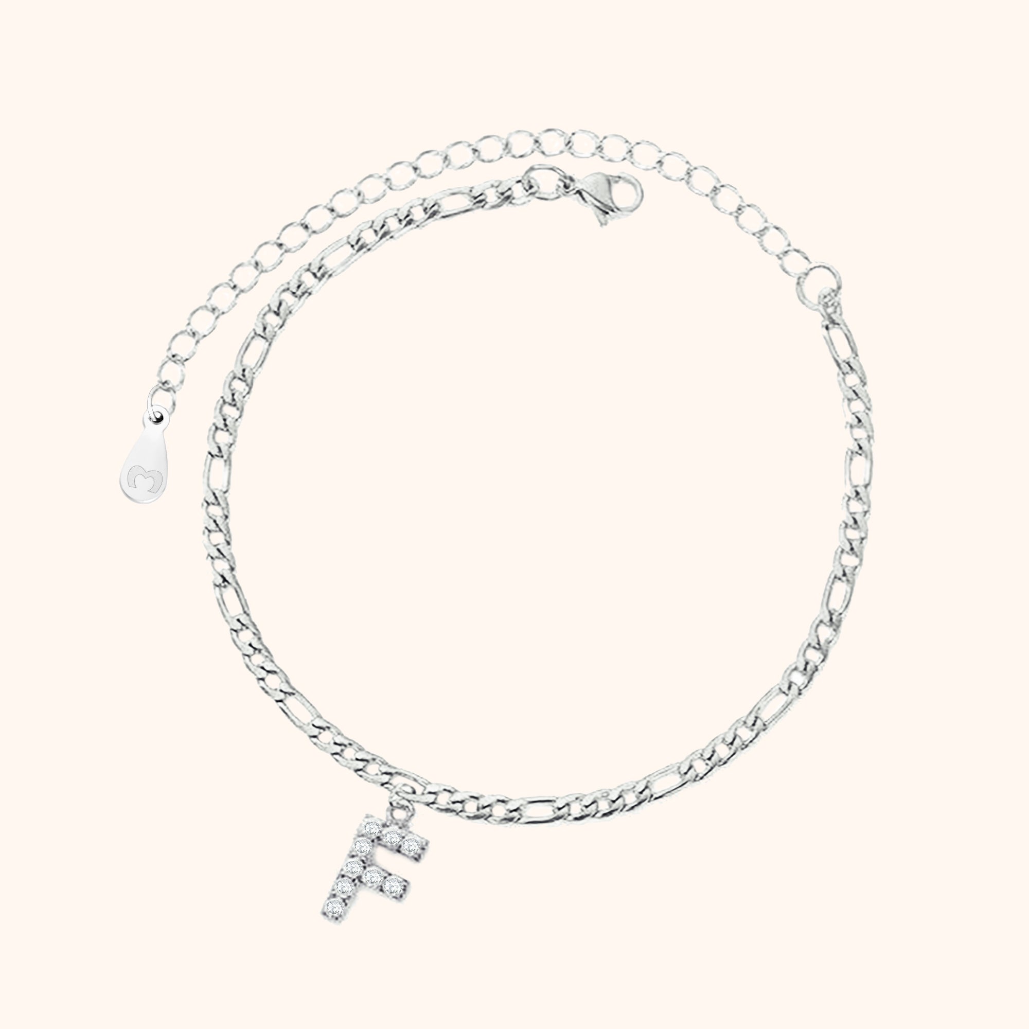 Initialen Fußkettchen - Emily Schmuck