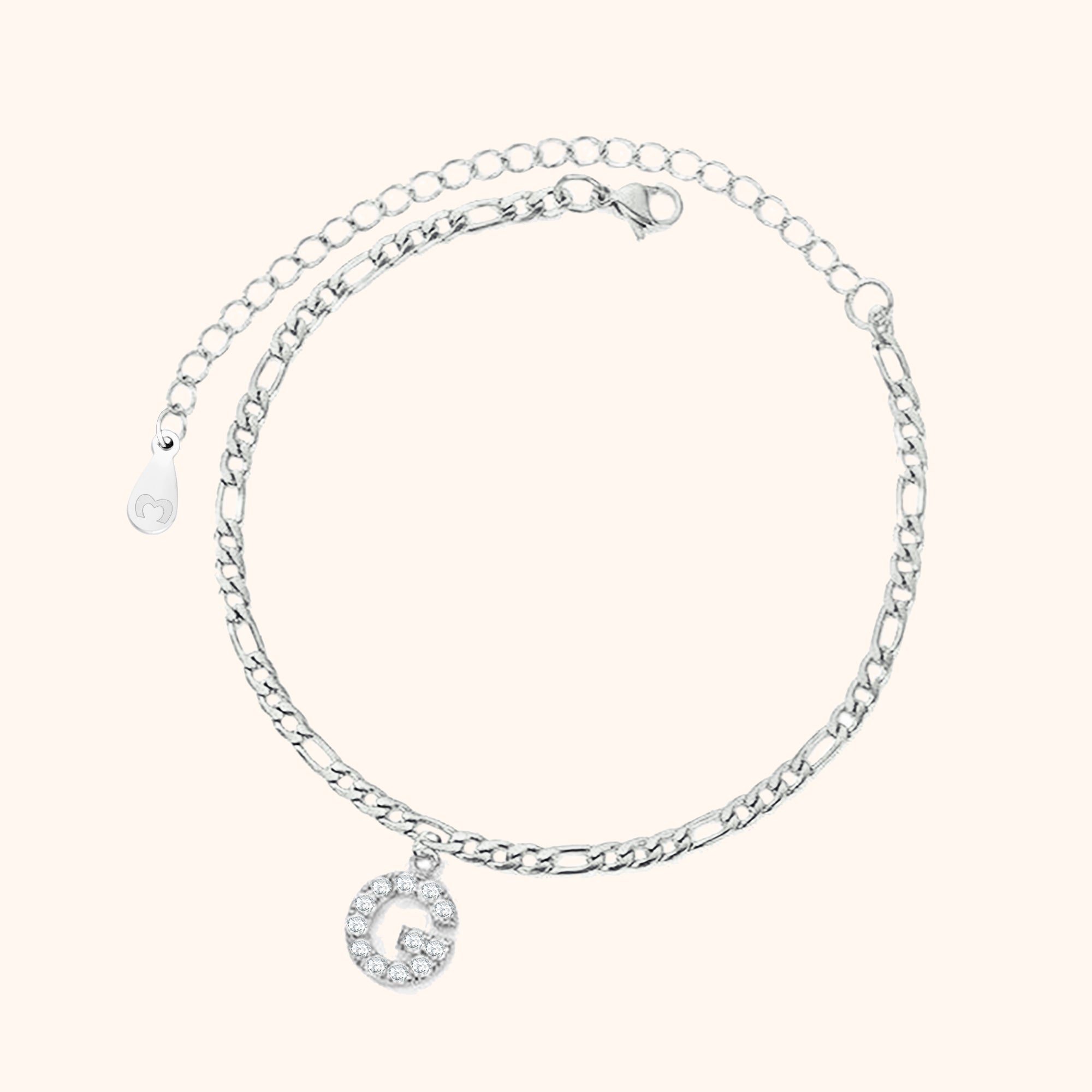 Initialen Fußkettchen - Emily Schmuck