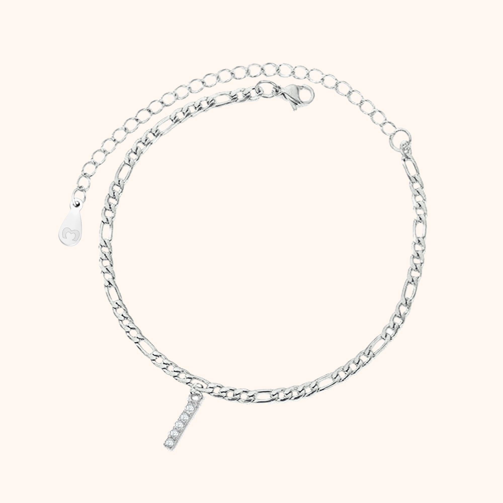 Initialen Fußkettchen - Emily Schmuck