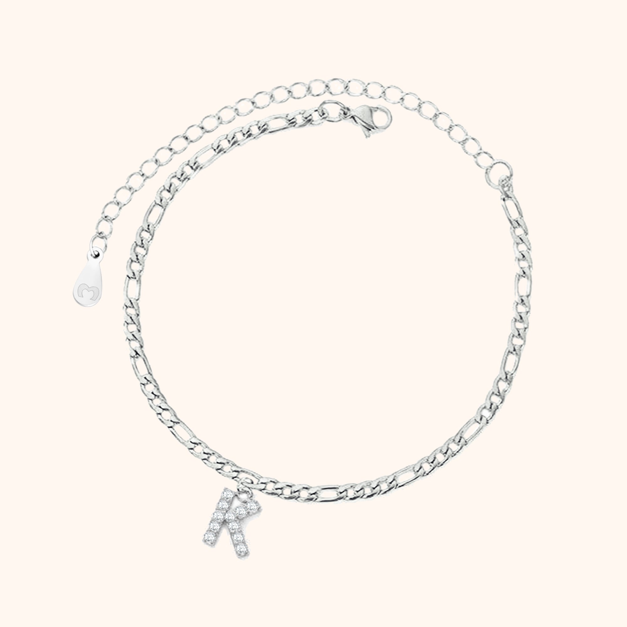 Initialen Fußkettchen - Emily Schmuck