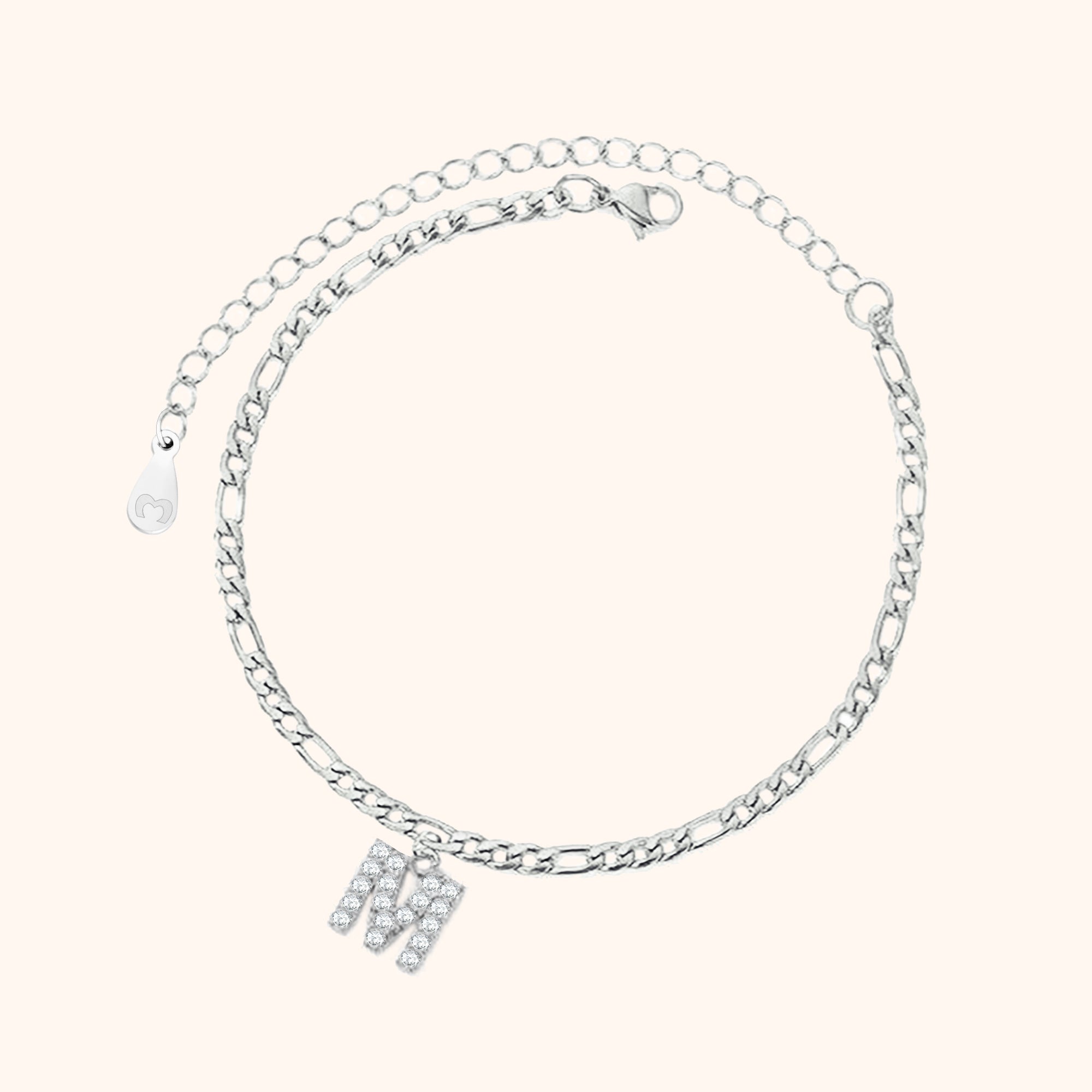 Initialen Fußkettchen - Emily Schmuck