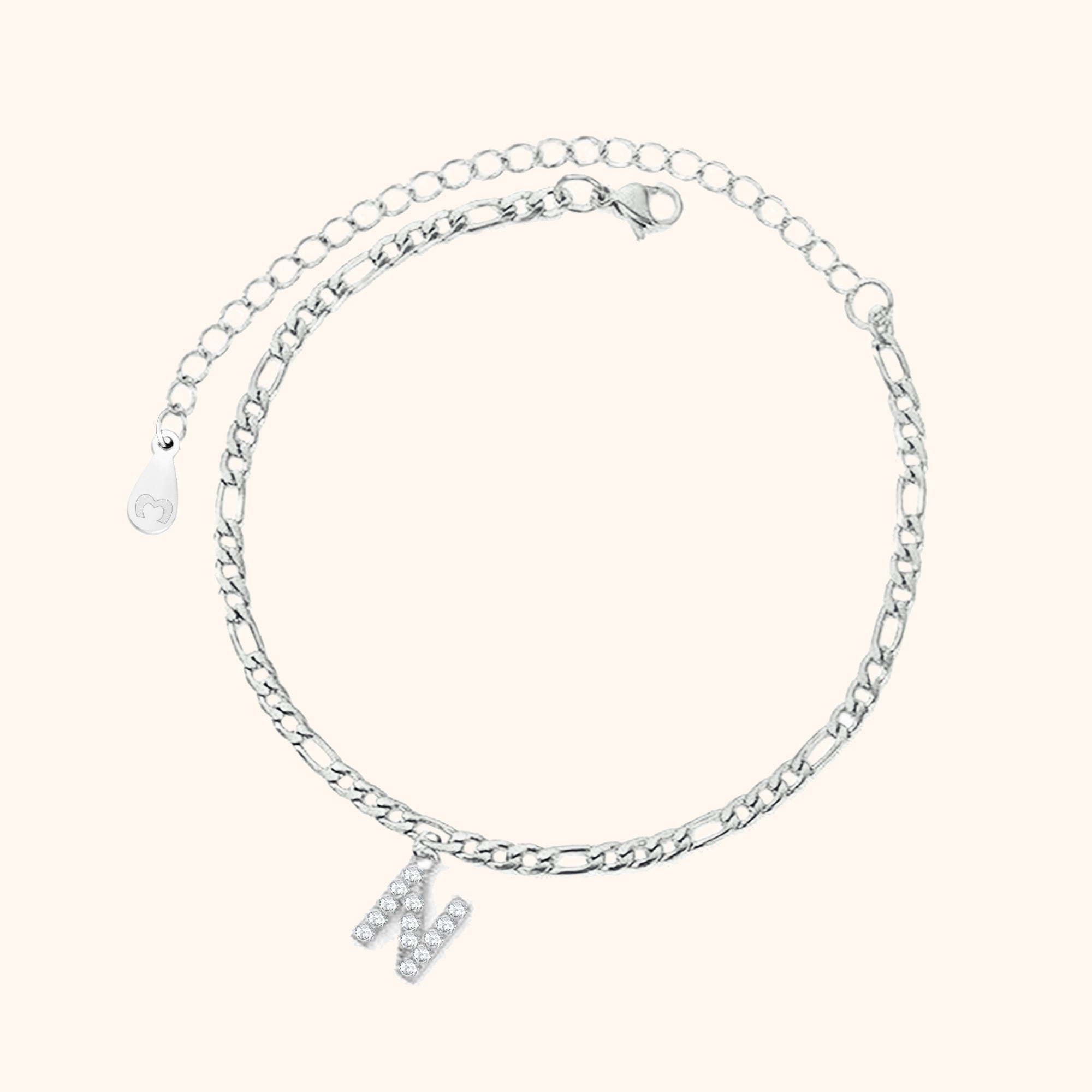 Initialen Fußkettchen - Emily Schmuck
