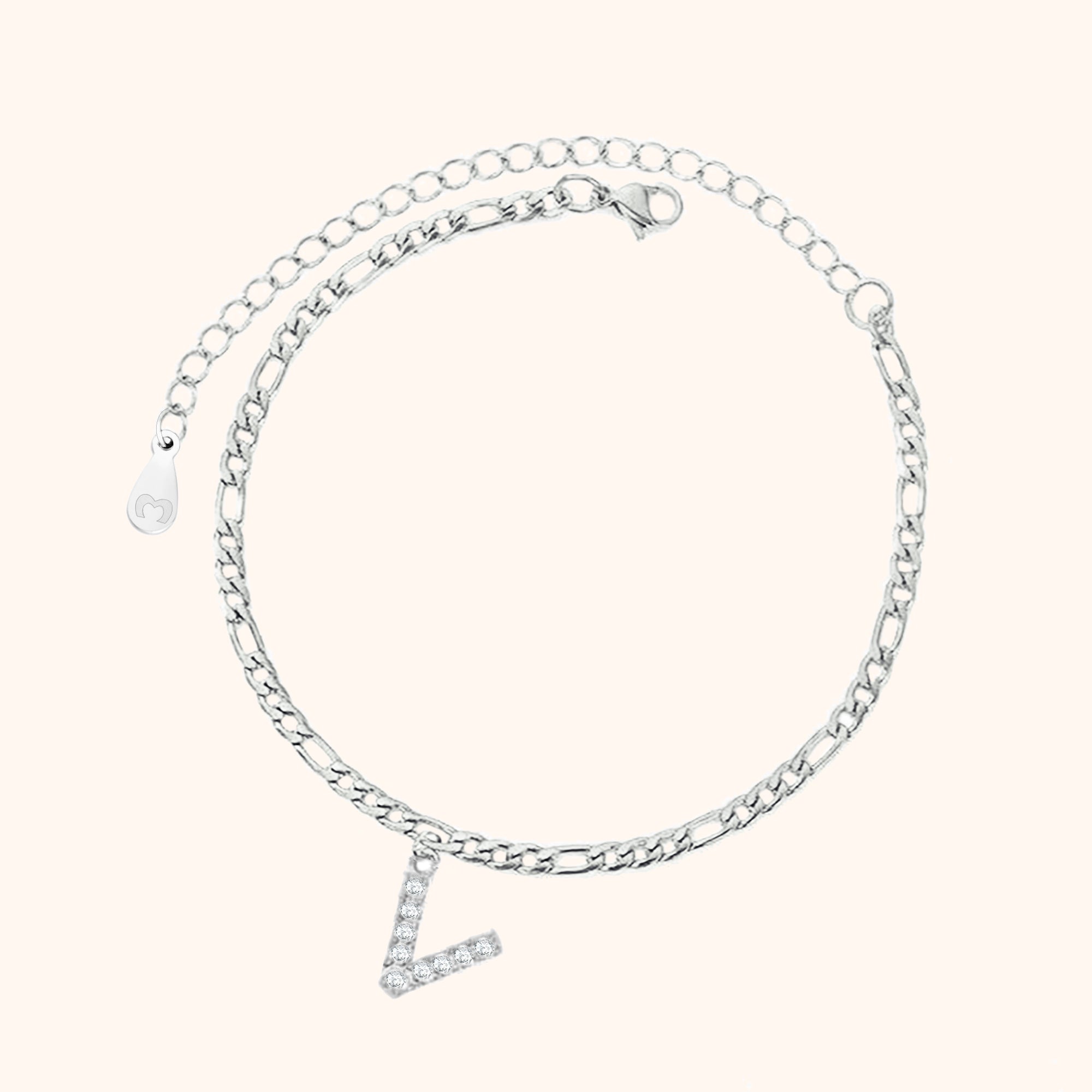 Initialen Fußkettchen - Emily Schmuck