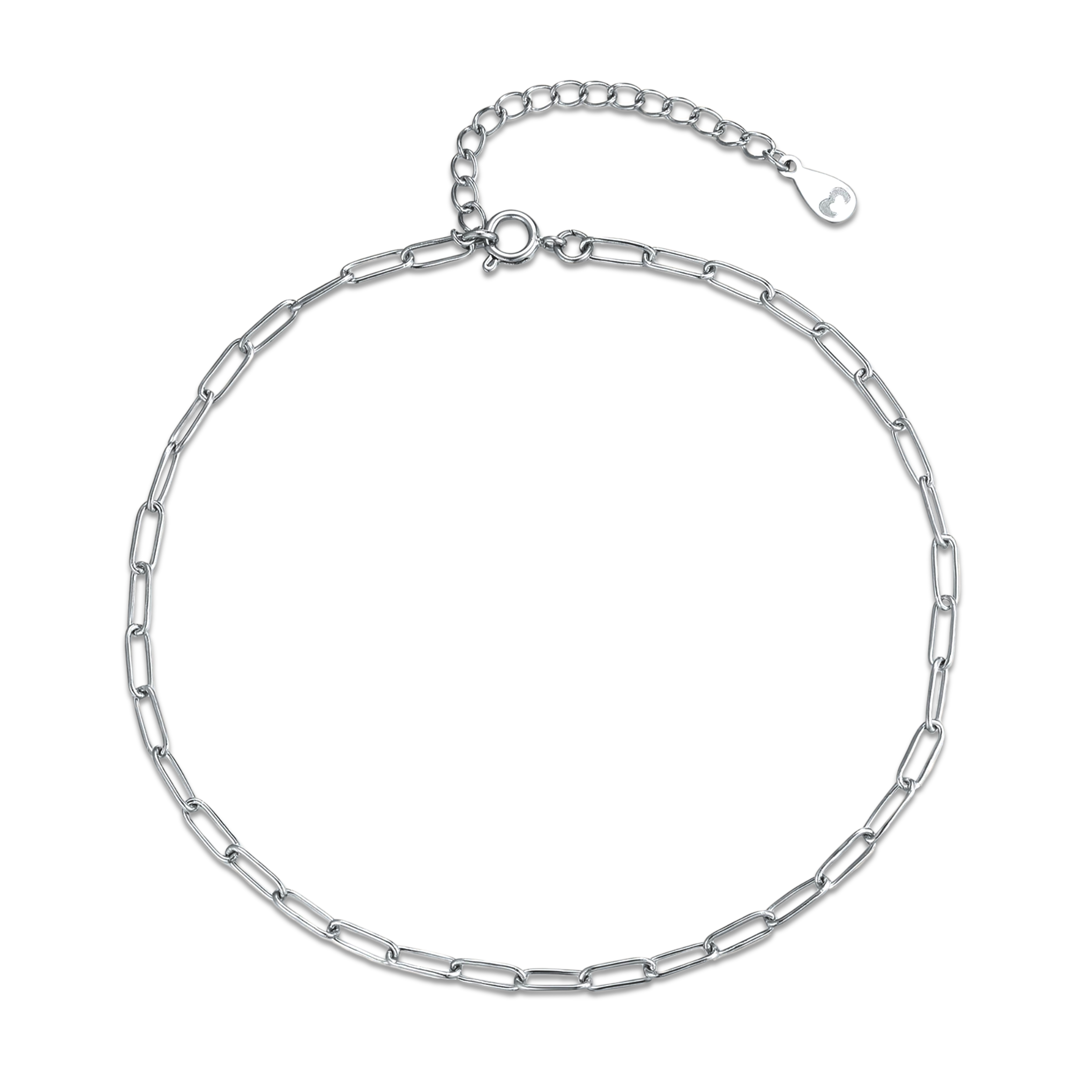 Feine Kettenglieder Fußkettchen - Emily Schmuck