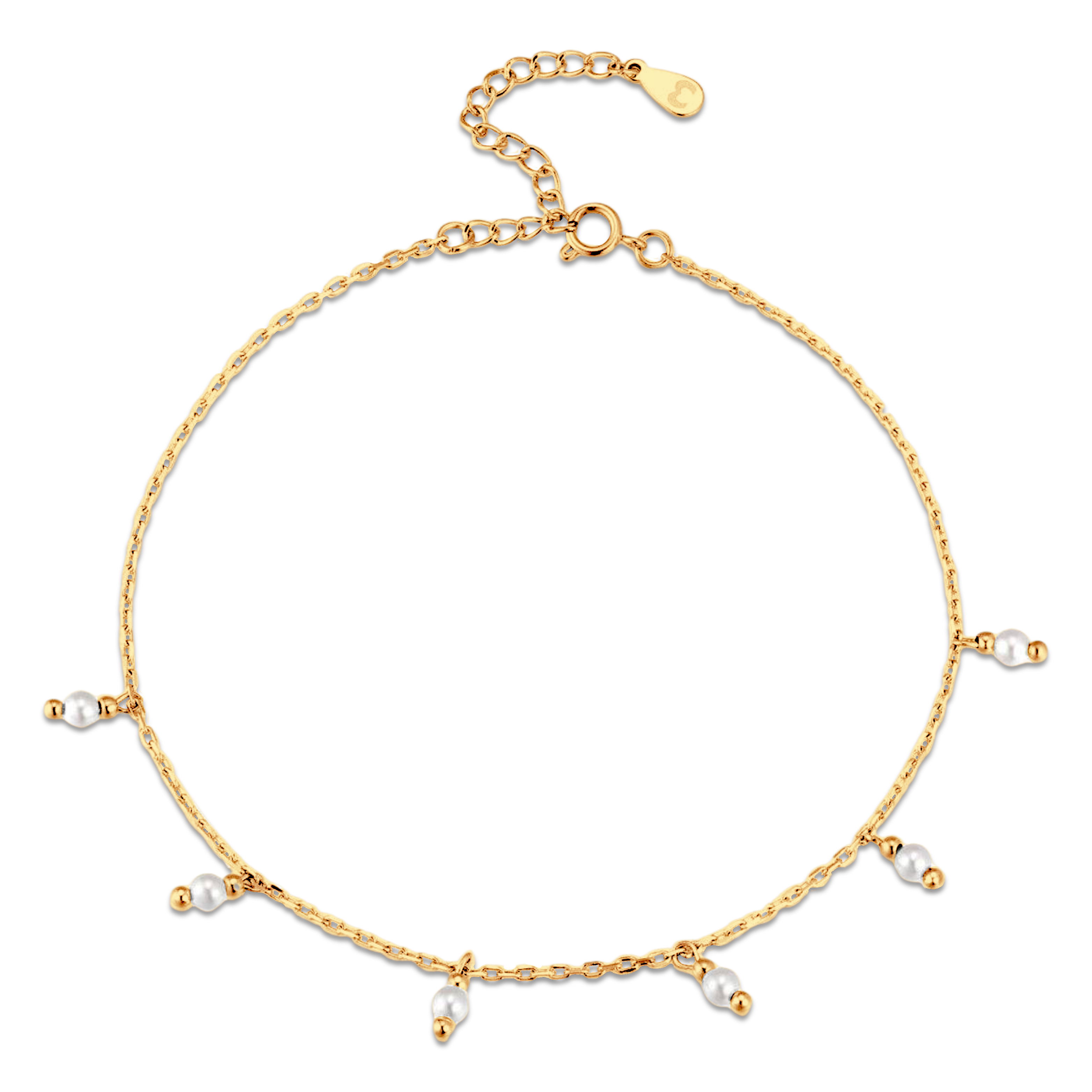 Perle Albar Fußkettchen - Emily Schmuck