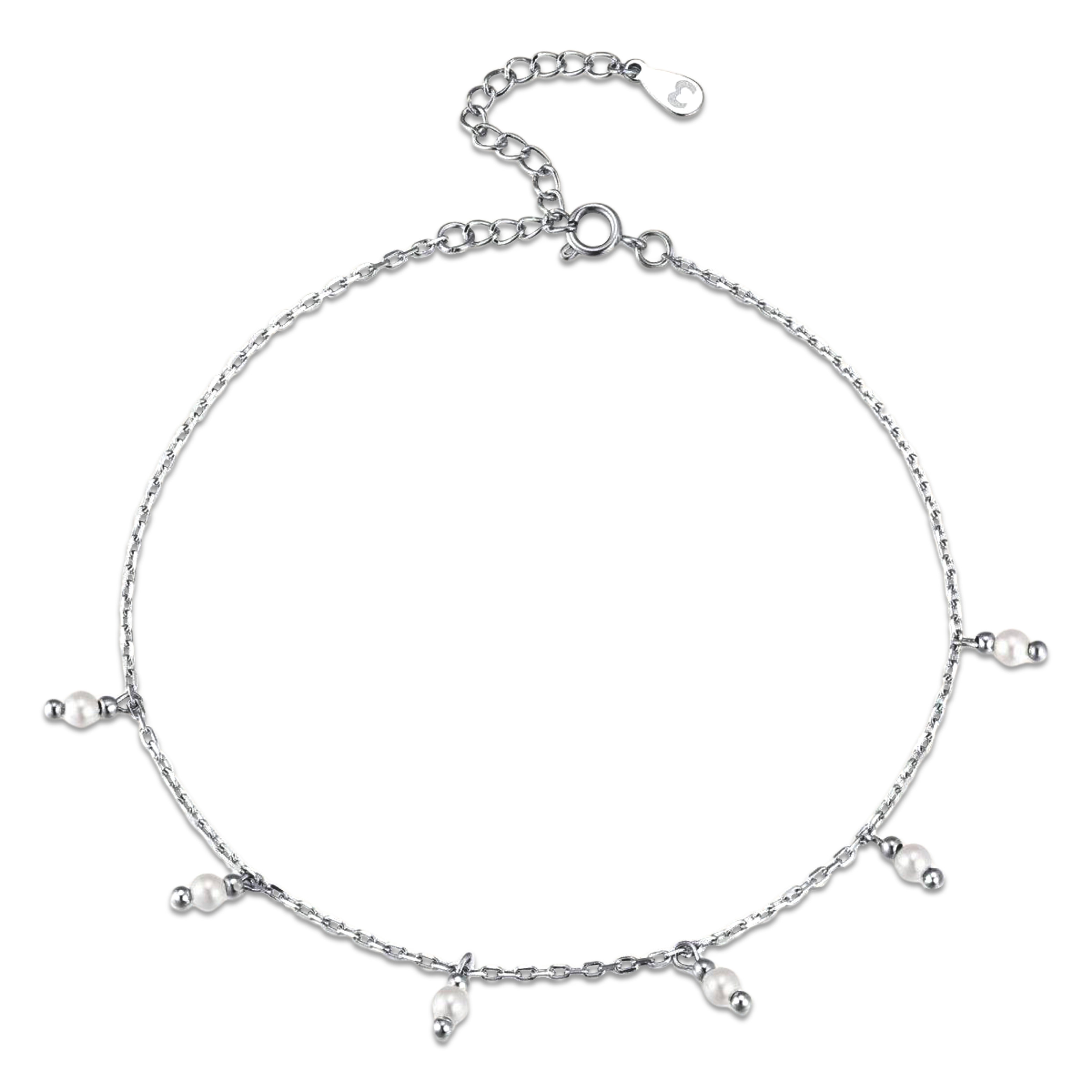 Perle Albar Fußkettchen - Emily Schmuck