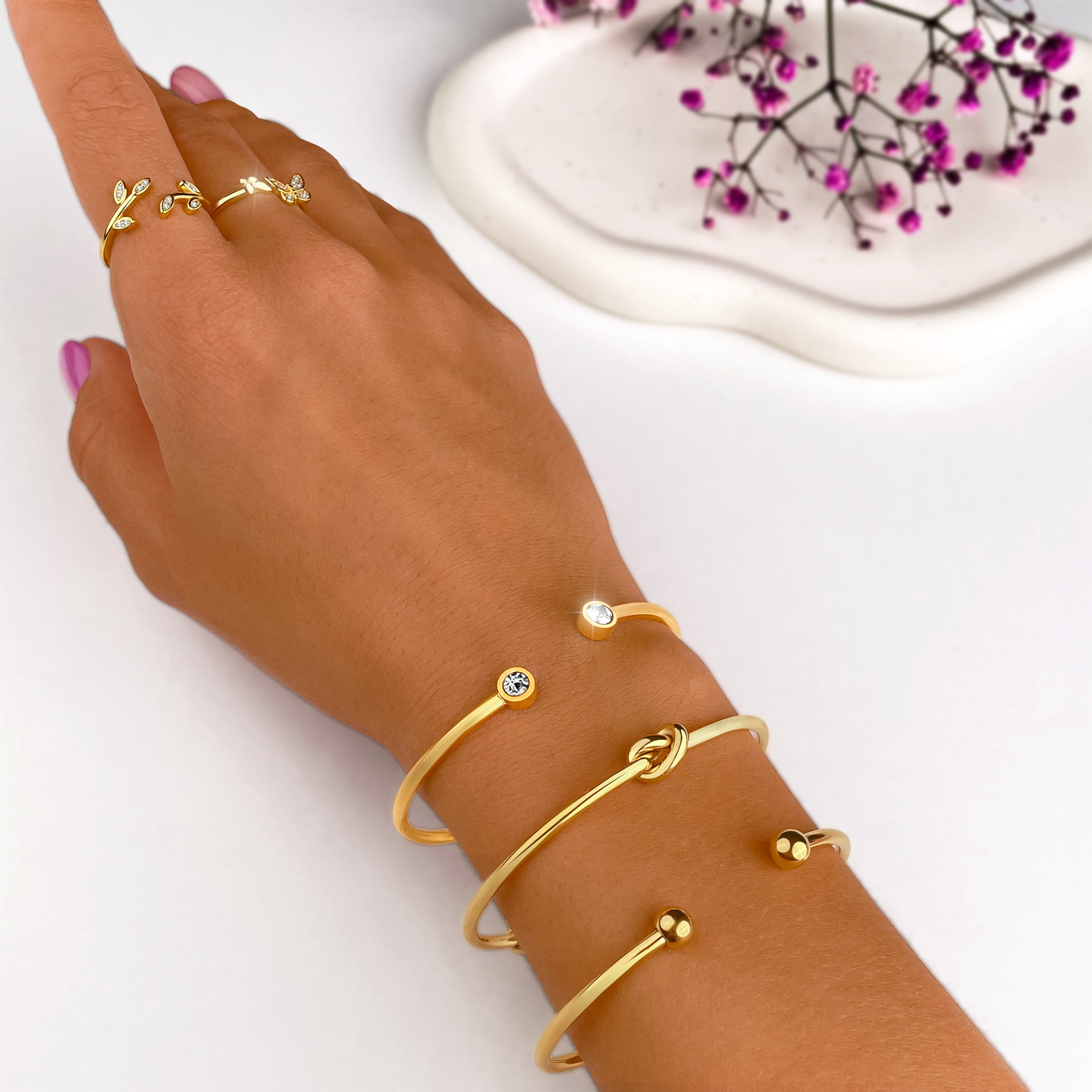 Kleine Schmetterlinge Ring - Emily Schmuck