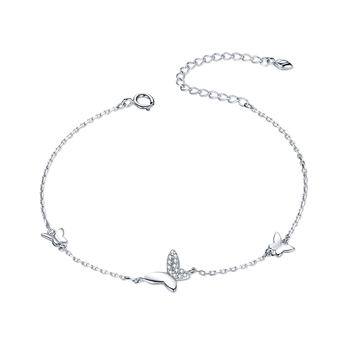 Drei Schmetterlinge Armband - Emily Schmuck