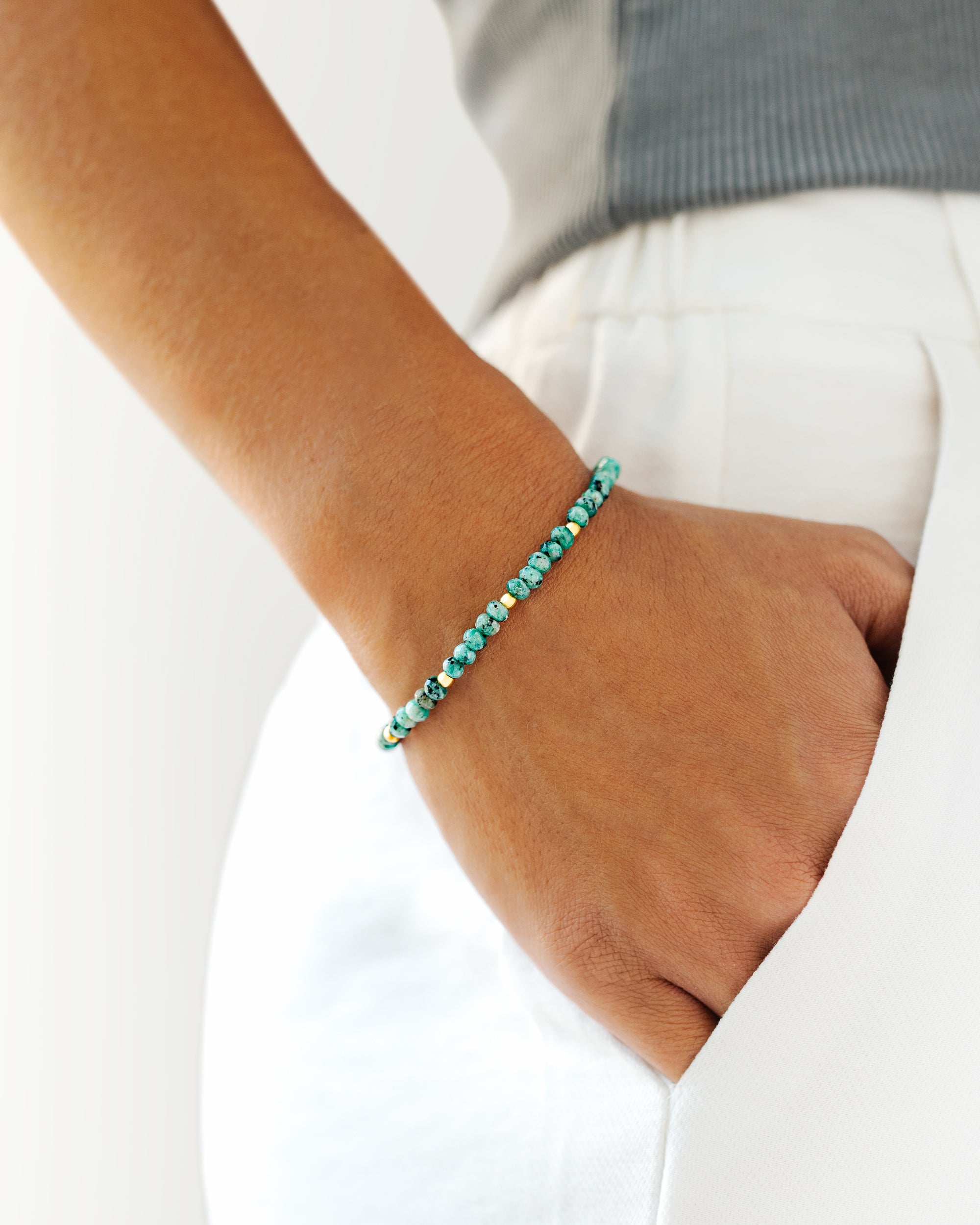Dschungel Grün Armband - Emily Schmuck
