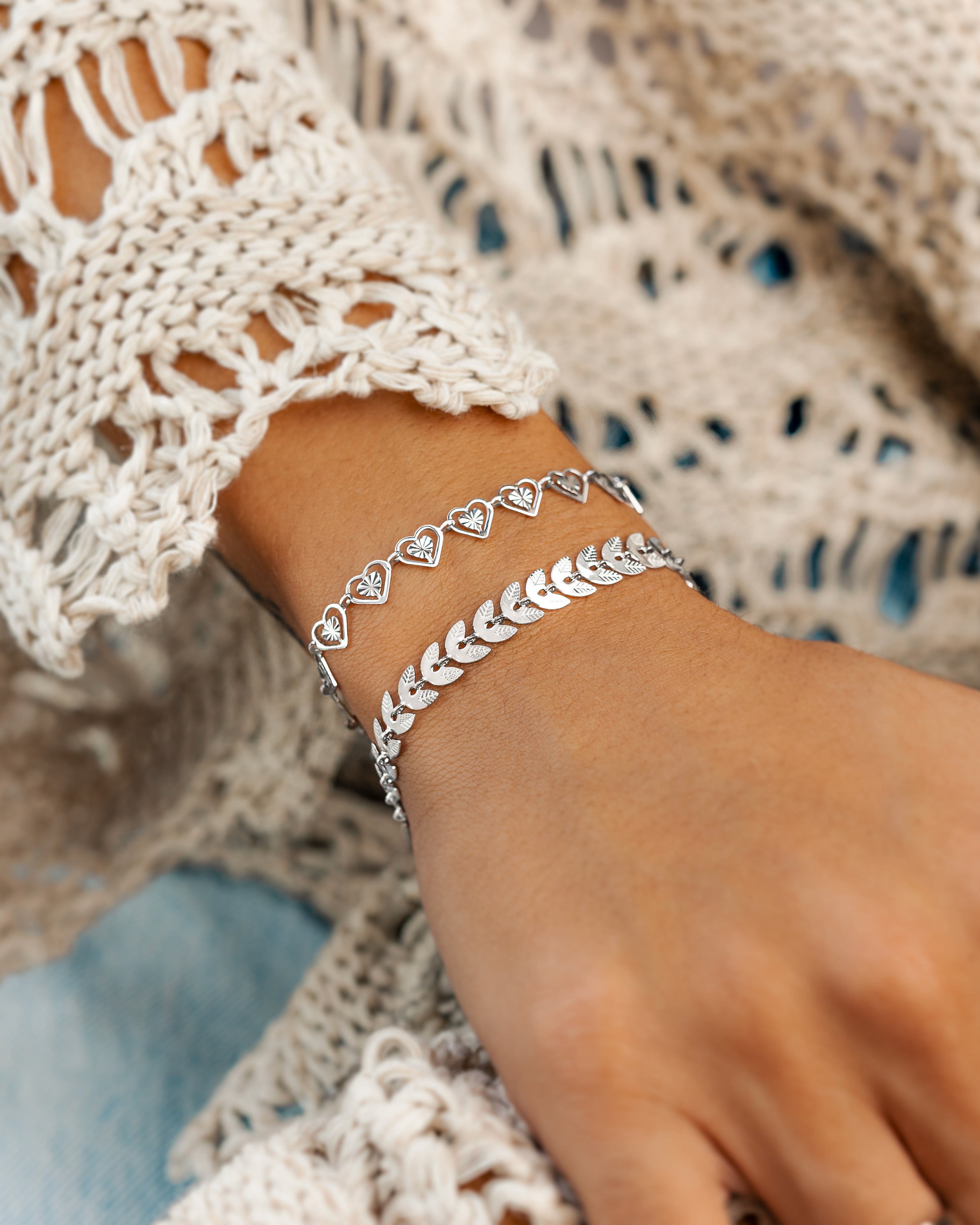 Blätter Armband
