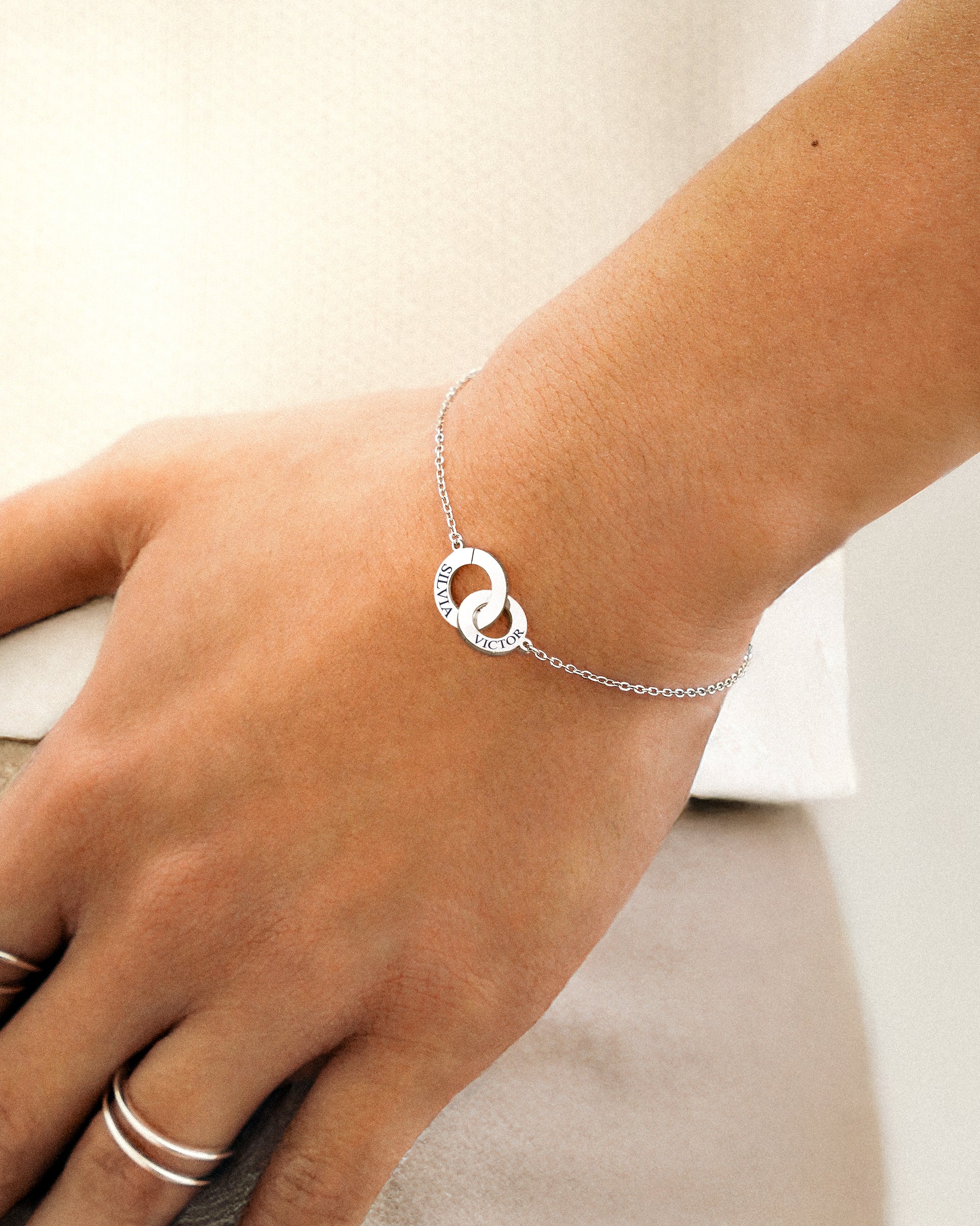 Anhänglichkeit Armband - Personalisiert - Emily Schmuck