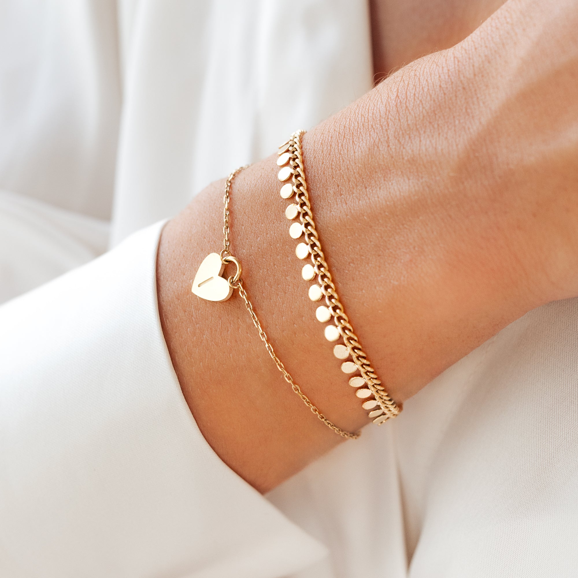 "Initial Herz" Armband - Emily Schmuck