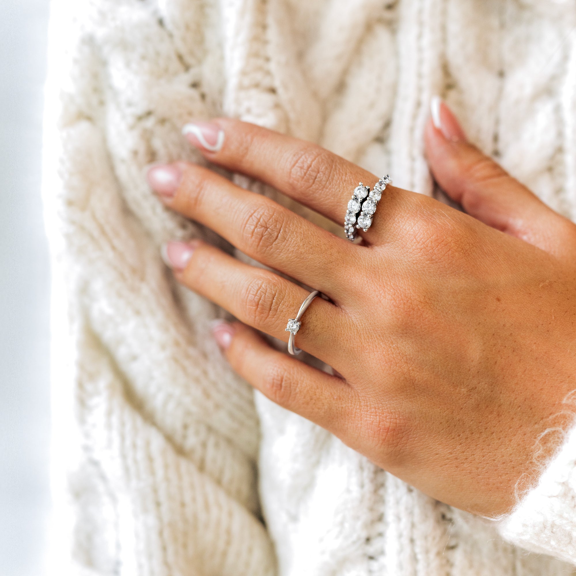 "Solitär Zirkonia" Ring - Emily Schmuck