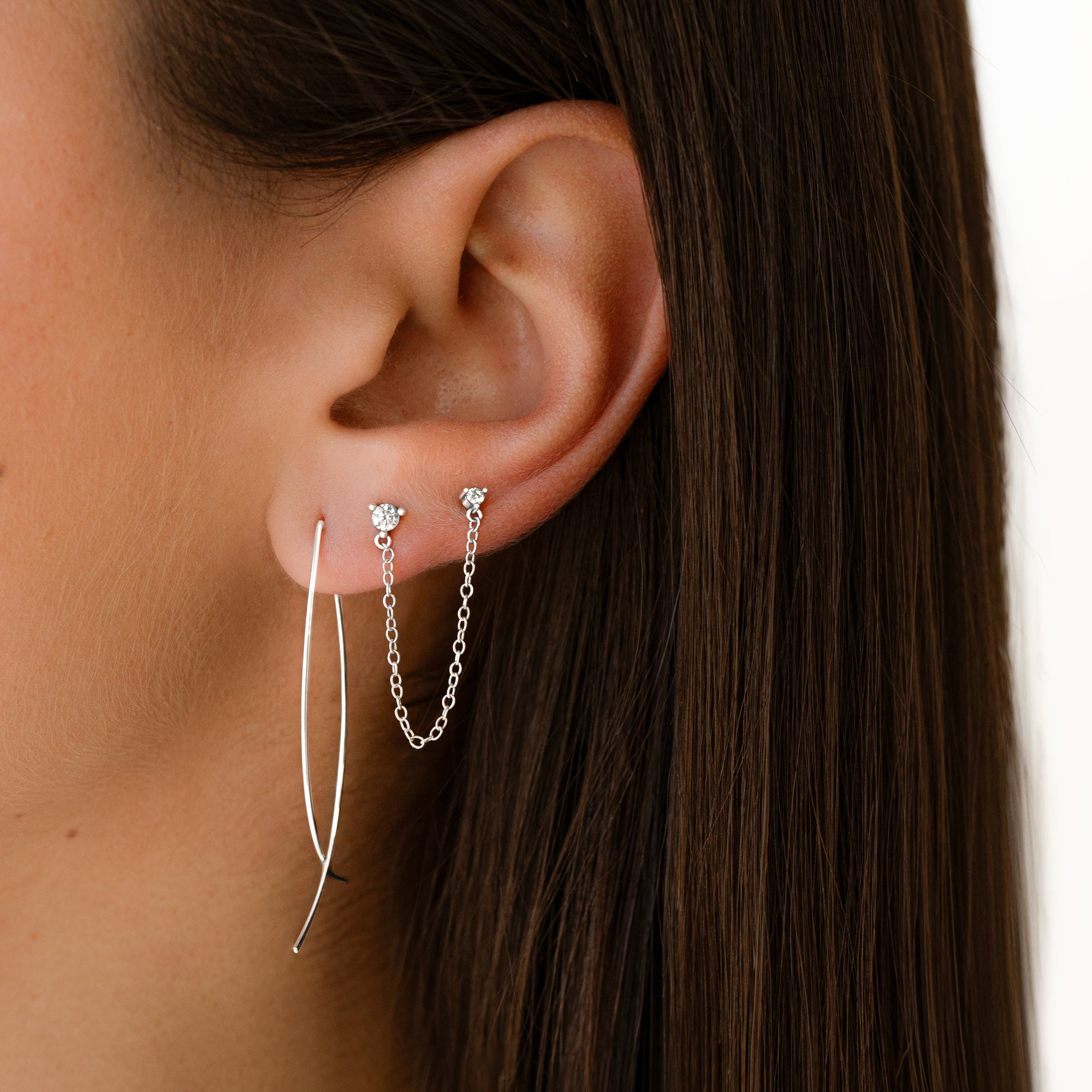 "Zirkon Kette" Ohrringe - Emily Schmuck