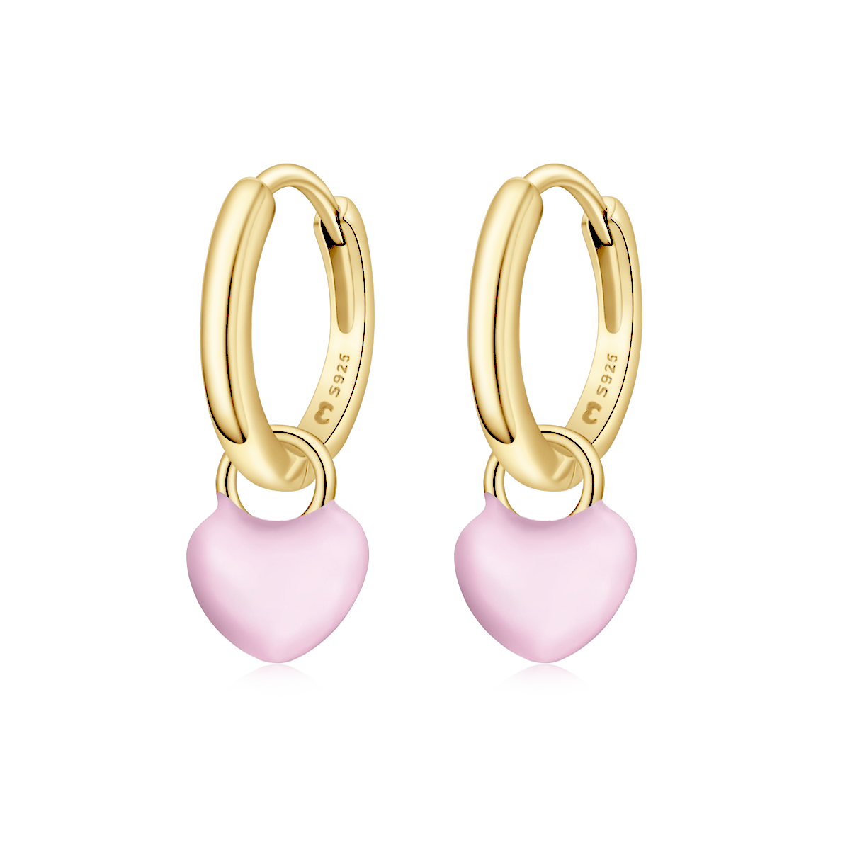 Herz Ringe Ohrringe - Emily Schmuck