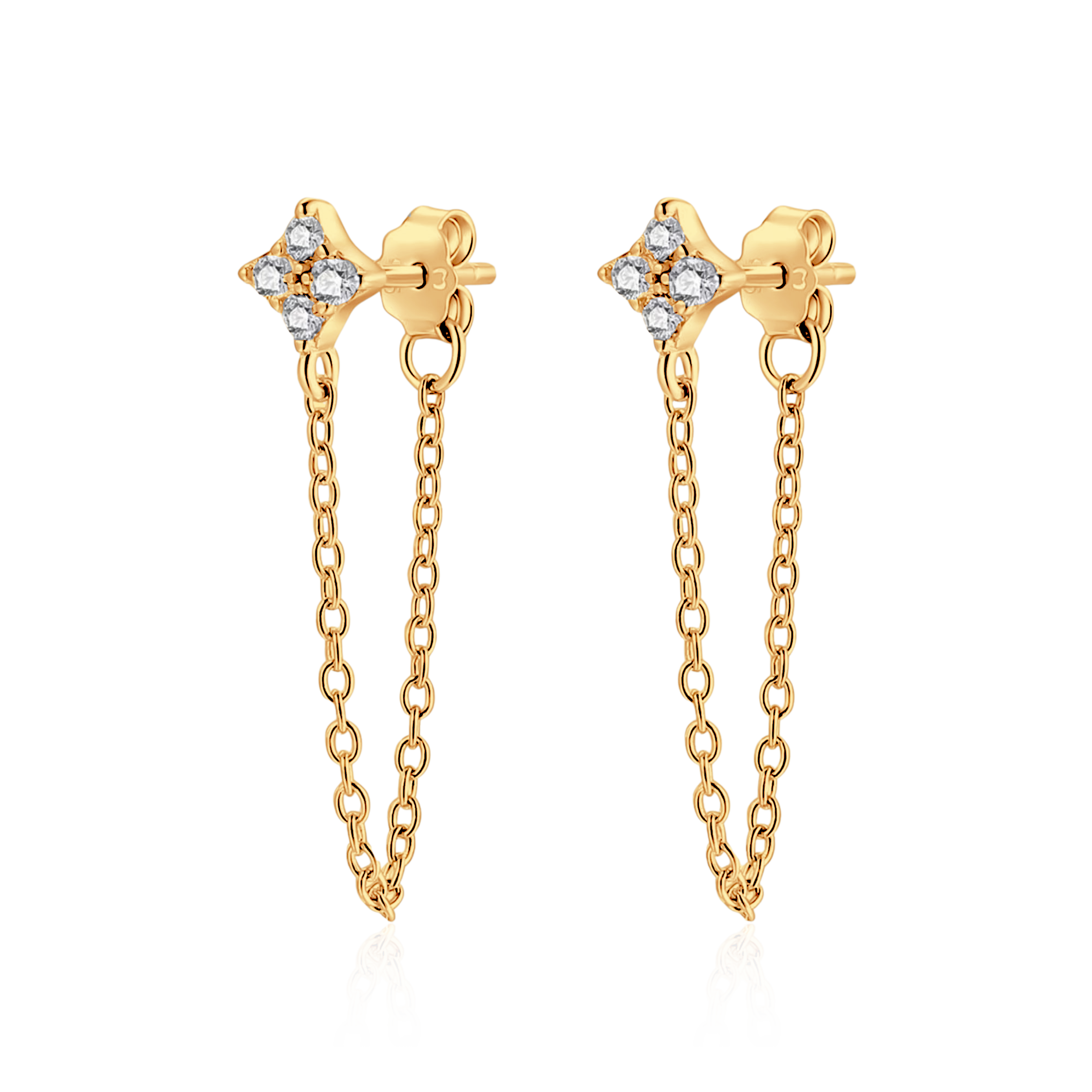 Edelsteinkette Ohrringe - Emily Schmuck