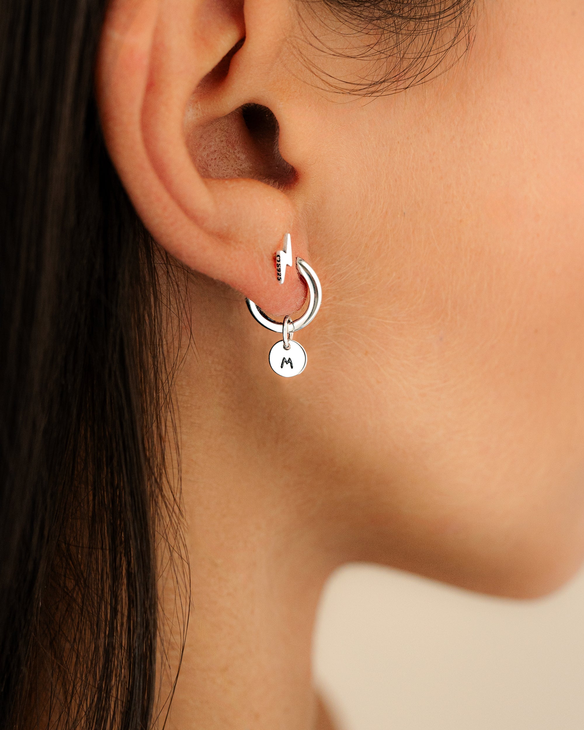 Charme (Halskette und Ohrringe) - Initialen Mini - Emily Schmuck