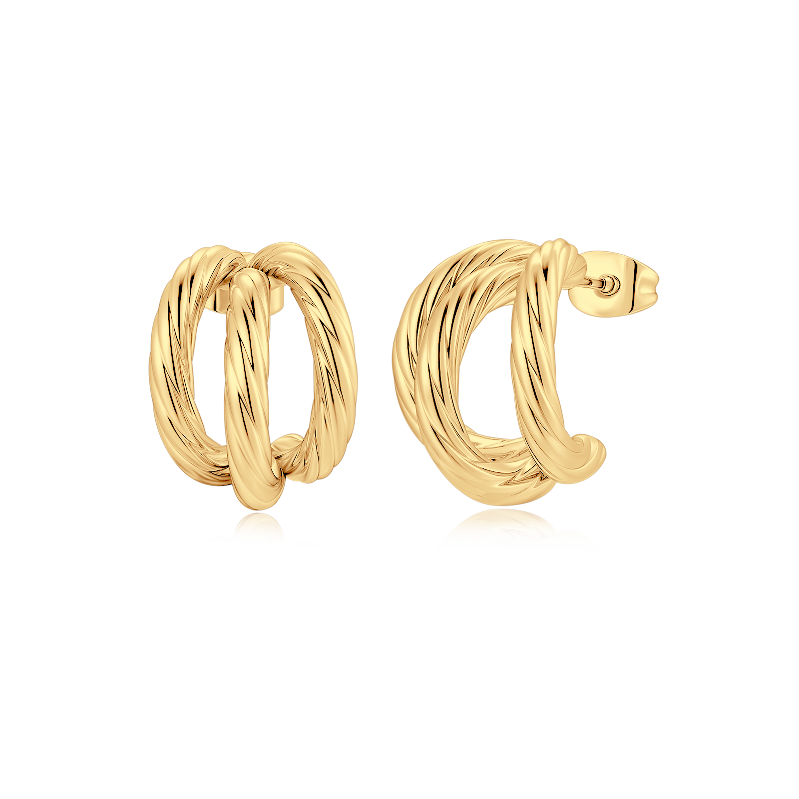 Halbringe Trije Ohrringe - Emily Schmuck