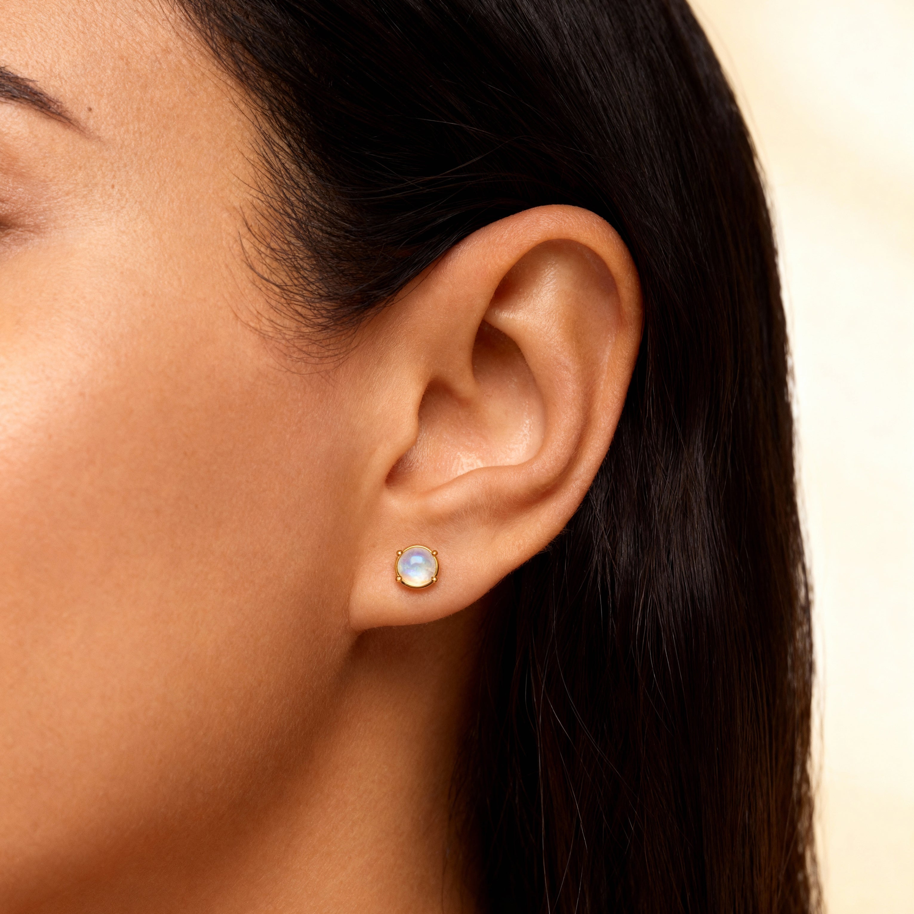 Blaue Kugeln Ohrringe