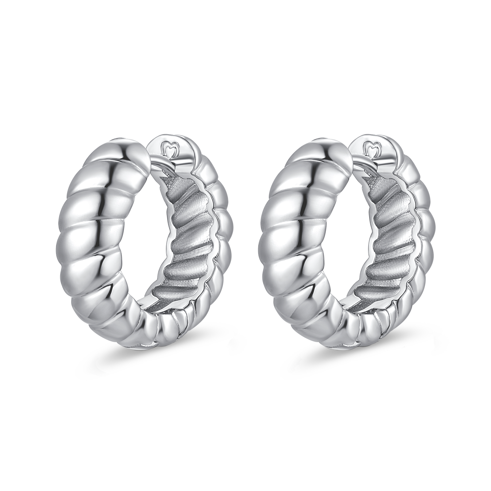 Wirbel Reif-Ohrringe