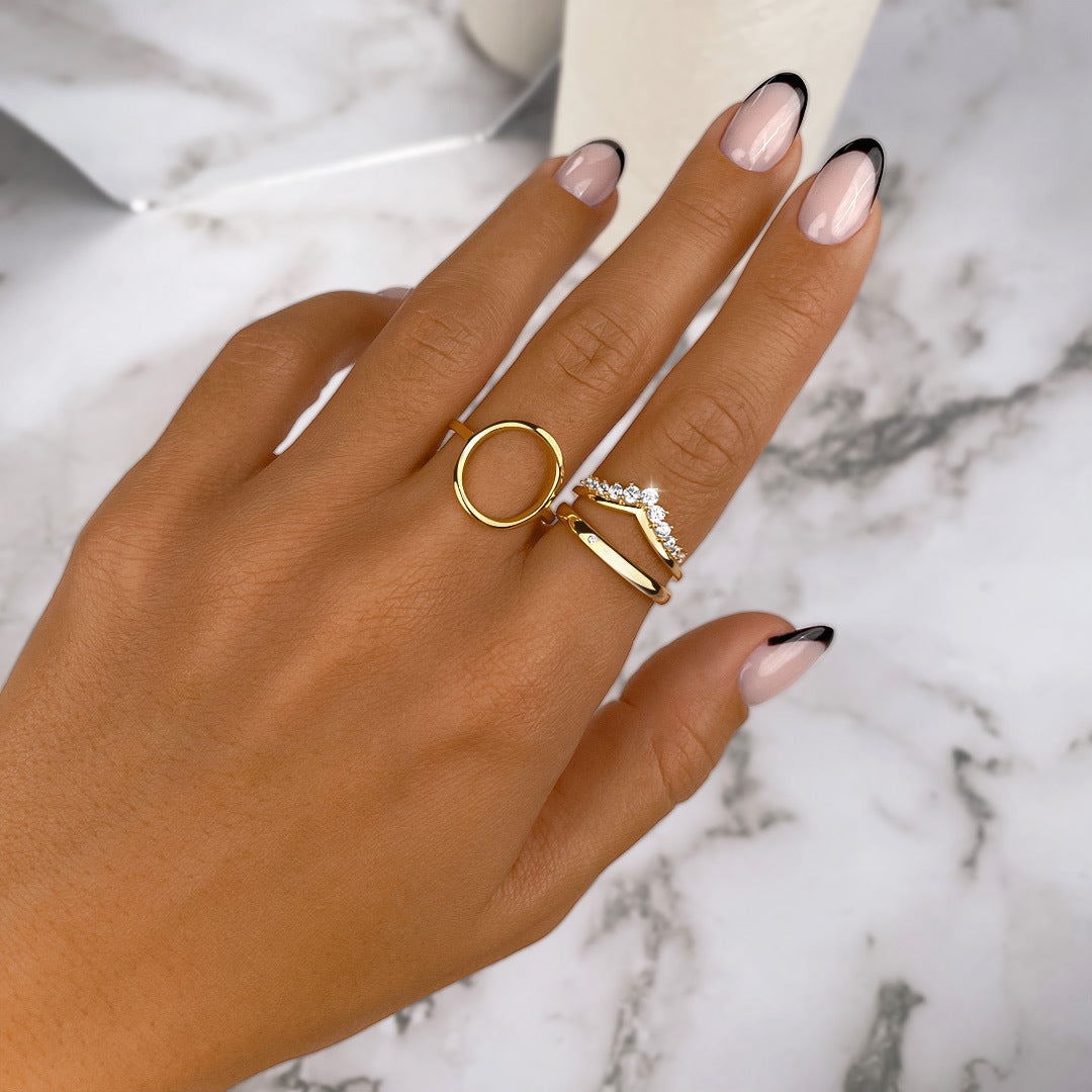 "Zirkoniumoxid-Krone" Ring - Emily Schmuck