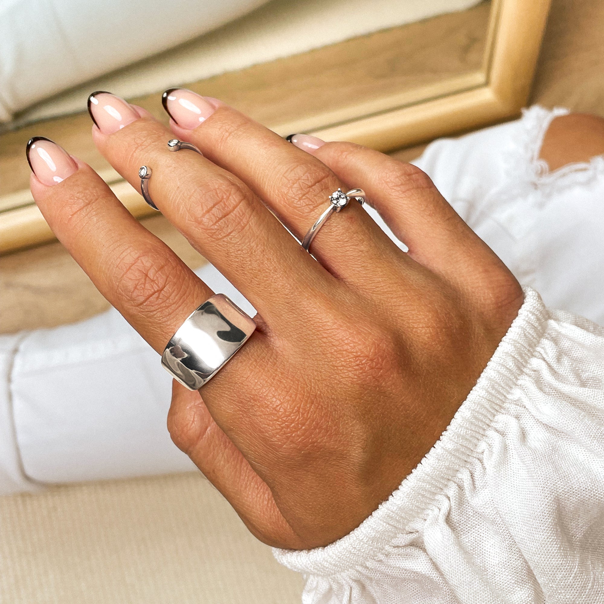 "Runder Zirkon" Ring - Emily Schmuck