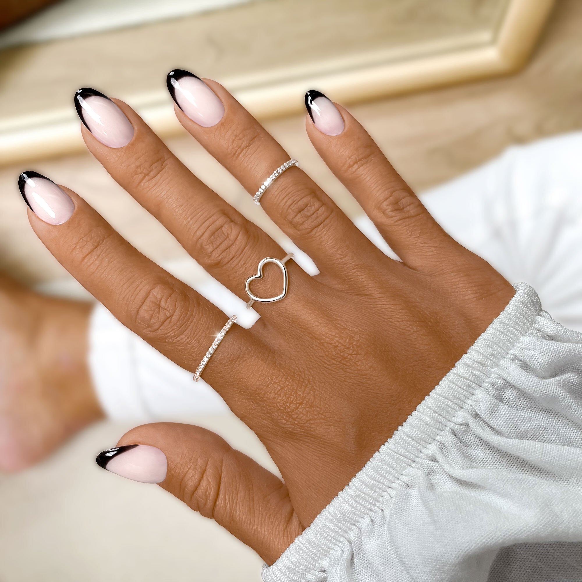 "Minimalistisches Herz" Ring - Emily Schmuck