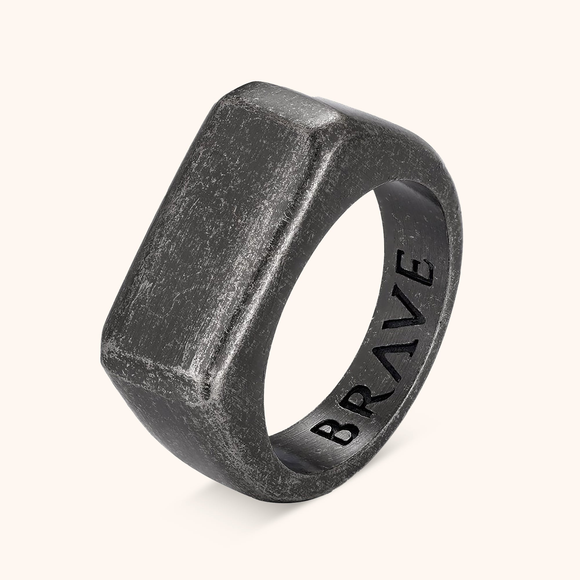 BRAVE "Finsternis" Man Ring - Emily Schmuck