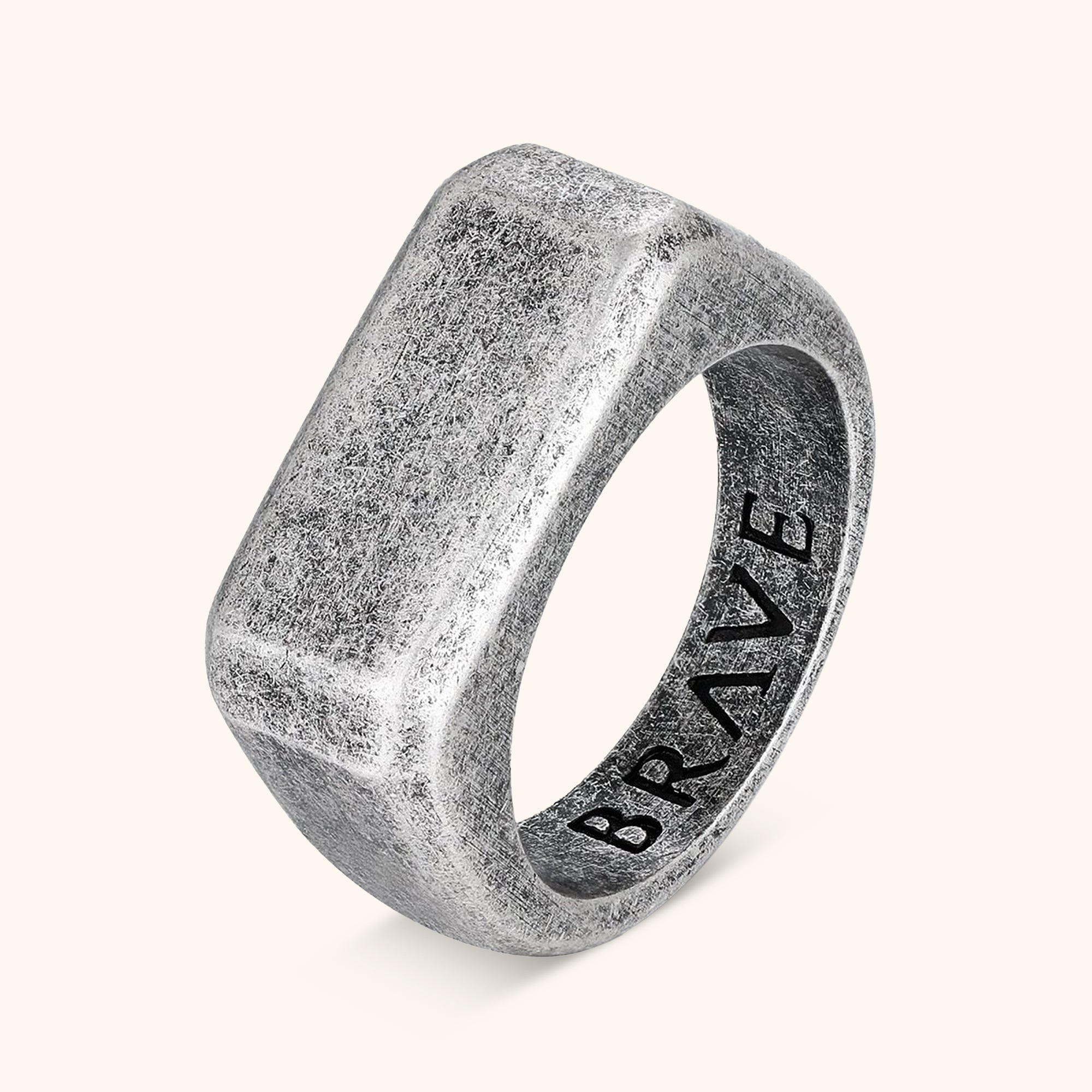 BRAVE "Finsternis" Man Ring - Emily Schmuck