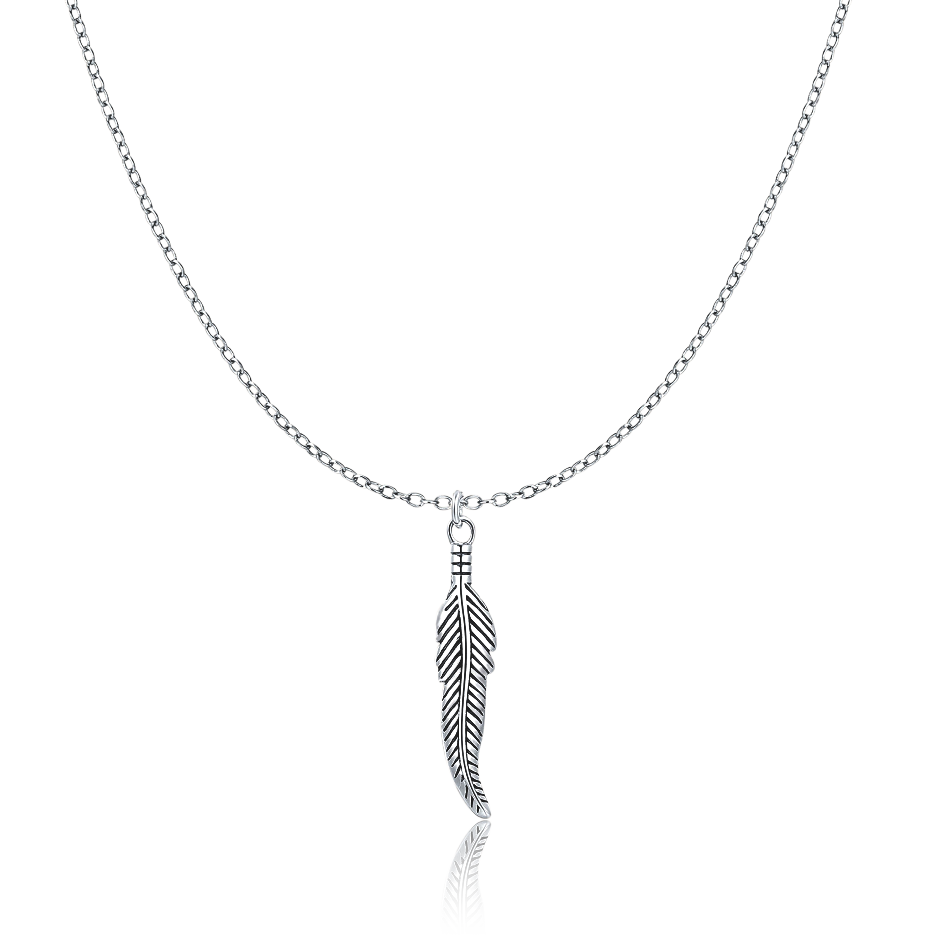 Feder BRAVE Herren-Halskette
