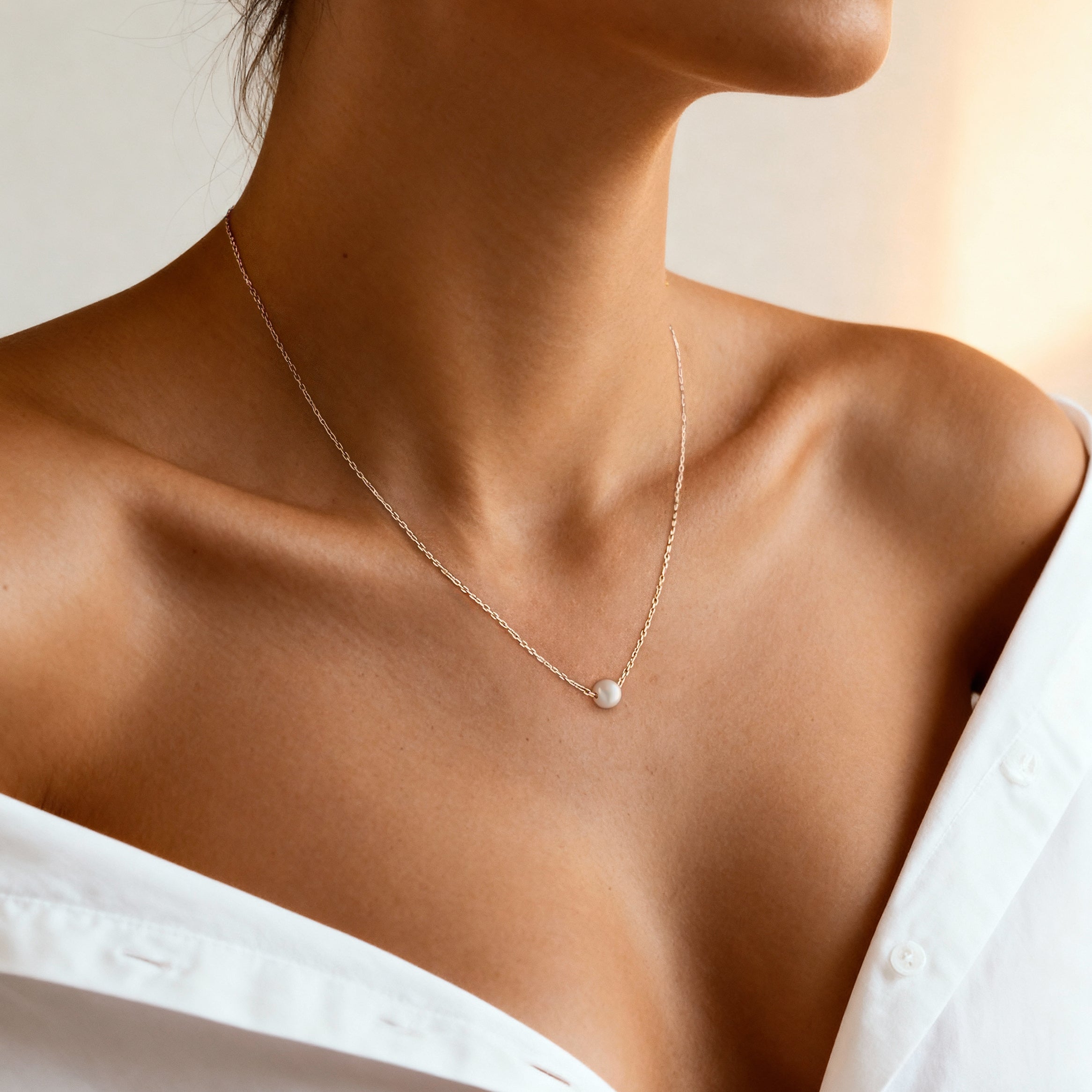 Perle des Meeres Halskette - Emily Schmuck