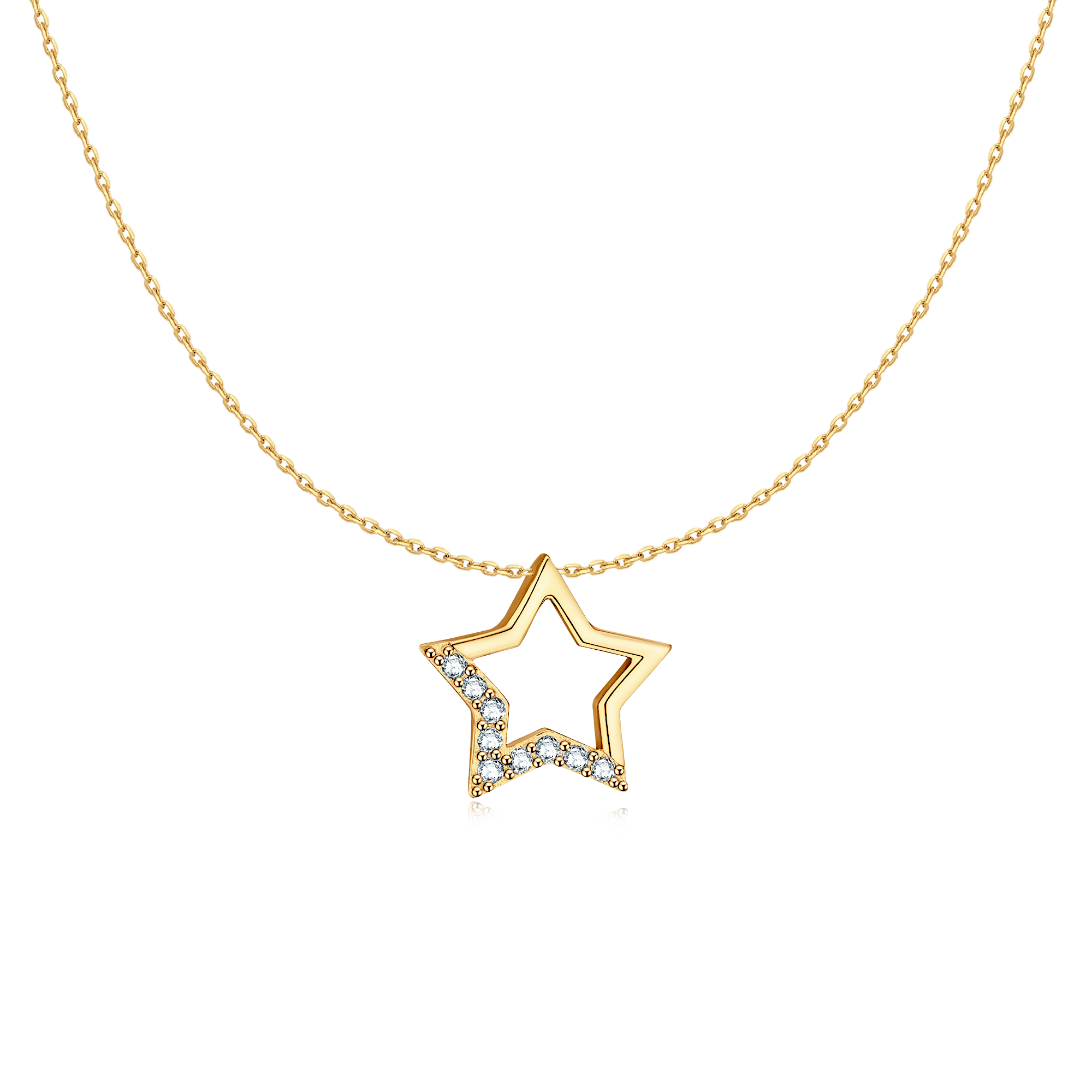 Fünfeckiger Stern Halskette - Emily Schmuck