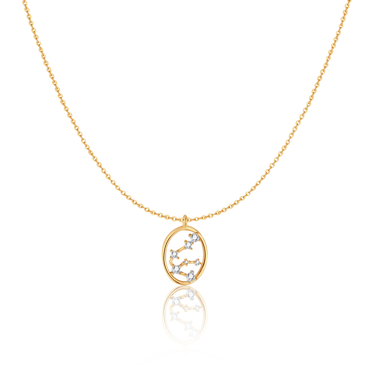 Helle Sternzeichen Halskette