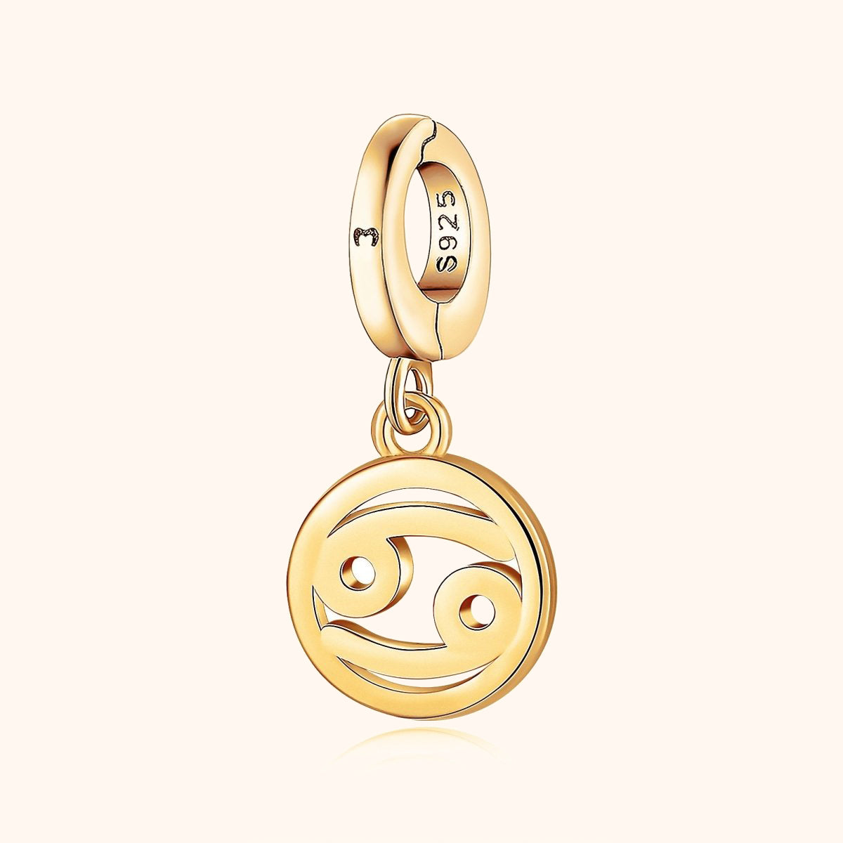 Kreisförmiger Zodiak Charm