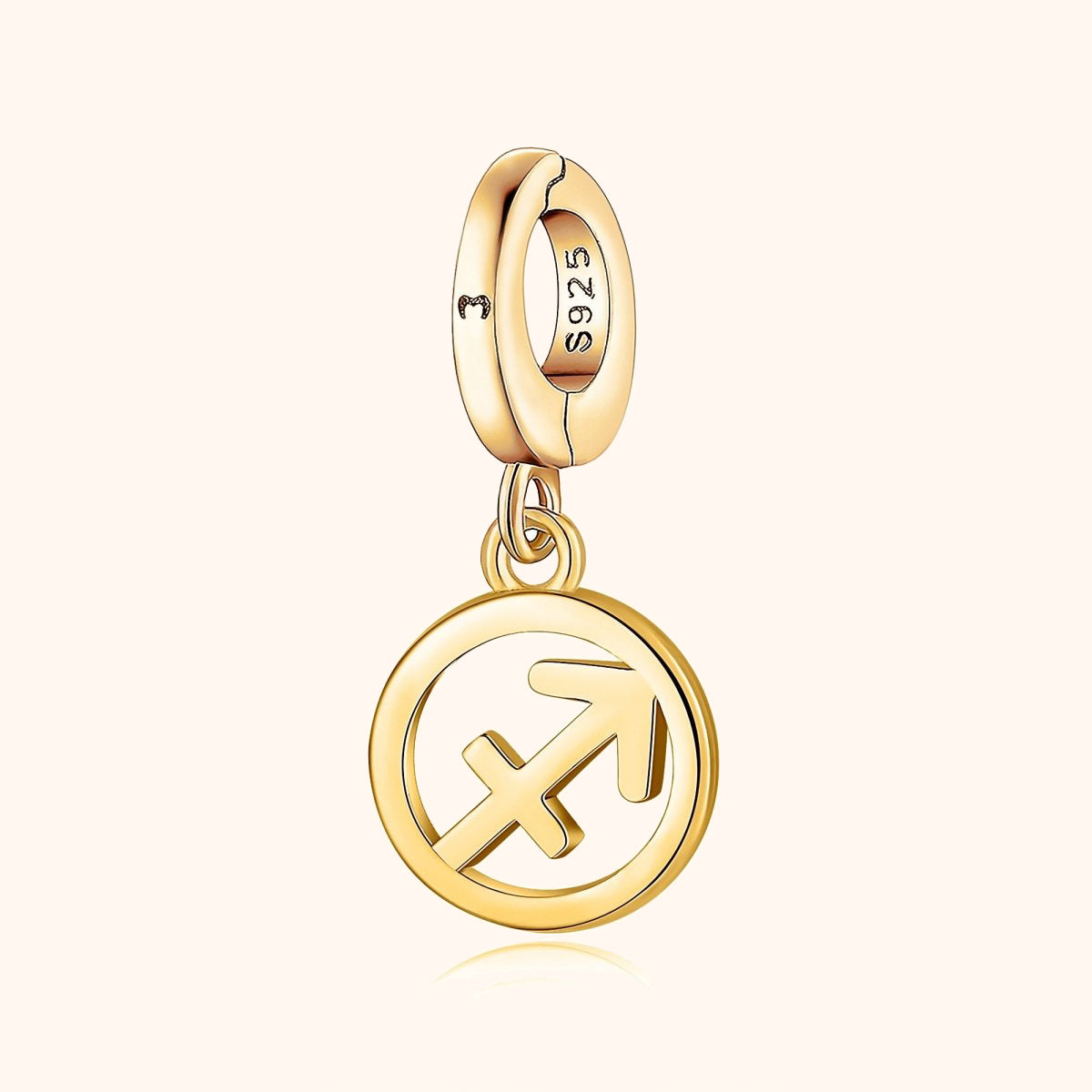 Kreisförmiger Zodiak Charm