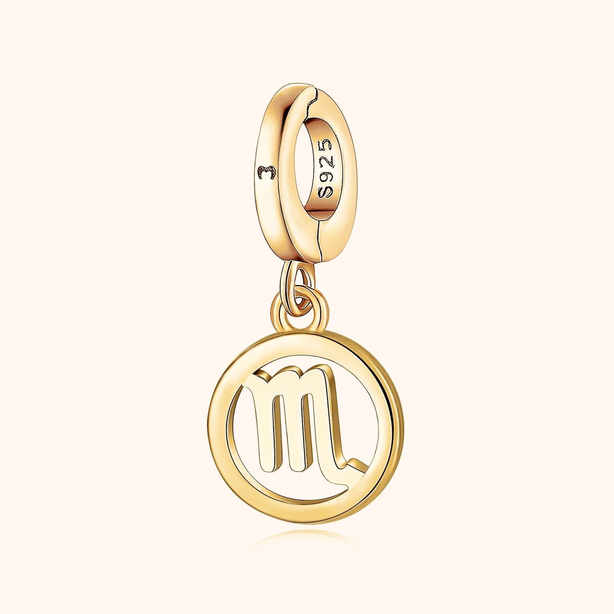 Kreisförmiger Zodiak Charm