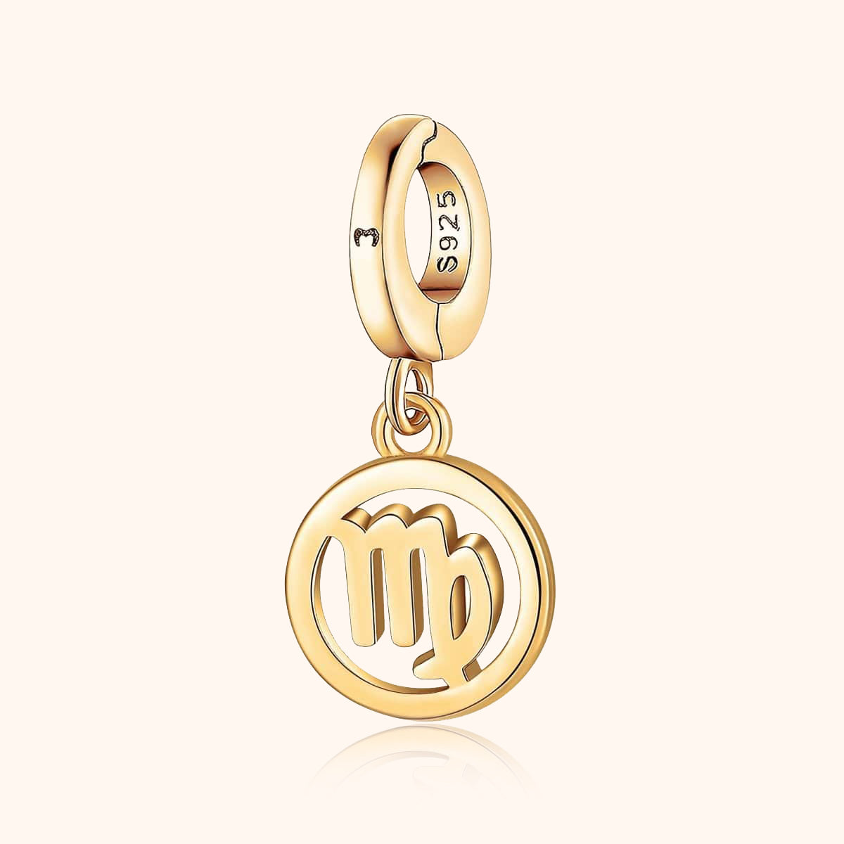 Kreisförmiger Zodiak Charm