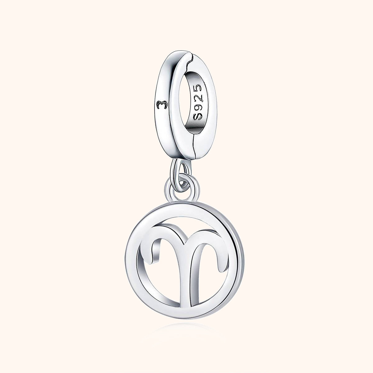 Kreisförmiger Zodiak Charm