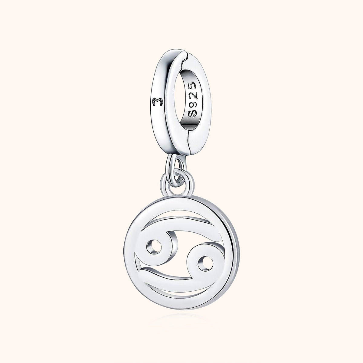 Kreisförmiger Zodiak Charm